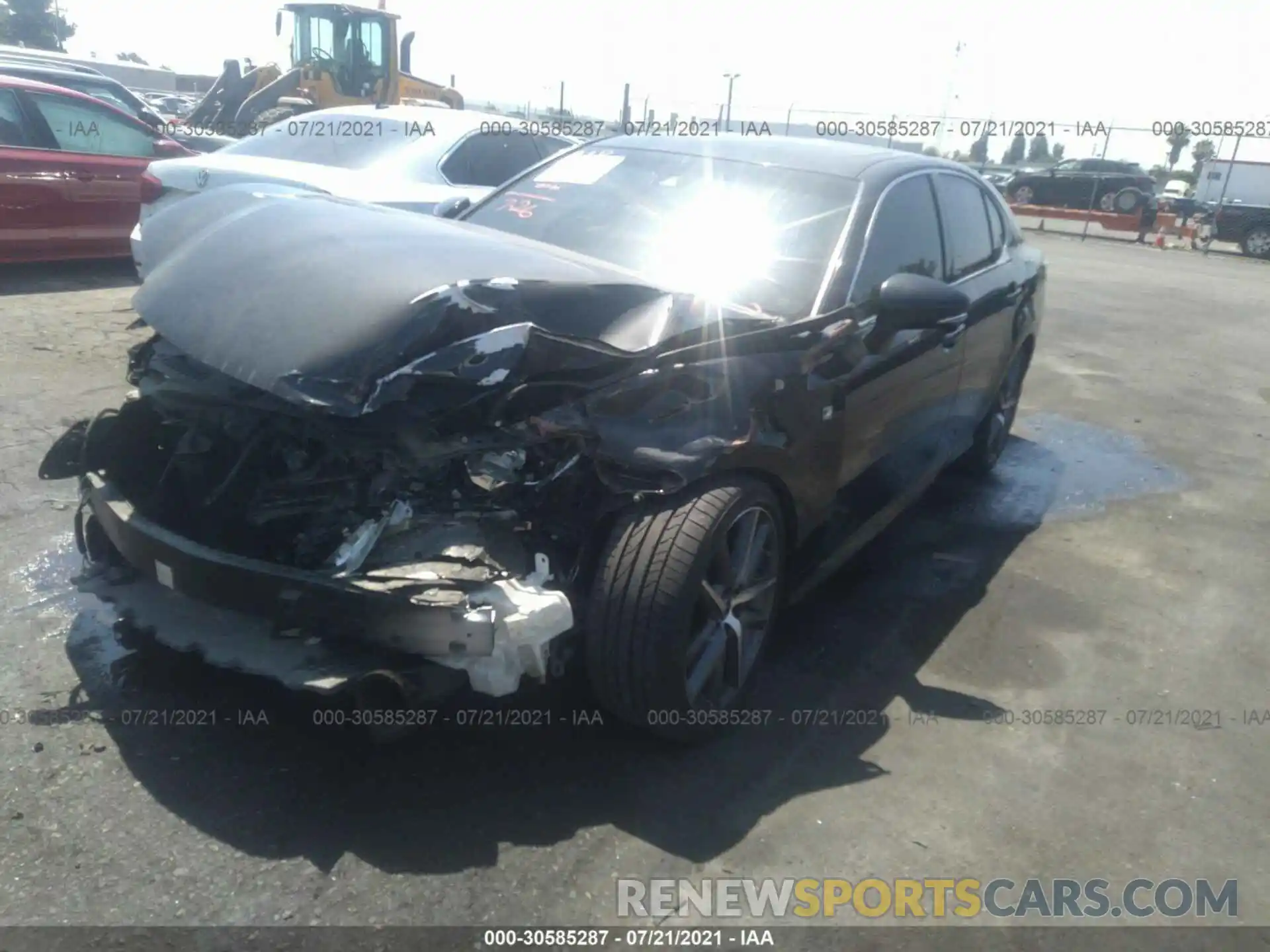 2 Photograph of a damaged car JTHBZ1BL1KA017574 LEXUS GS 2019