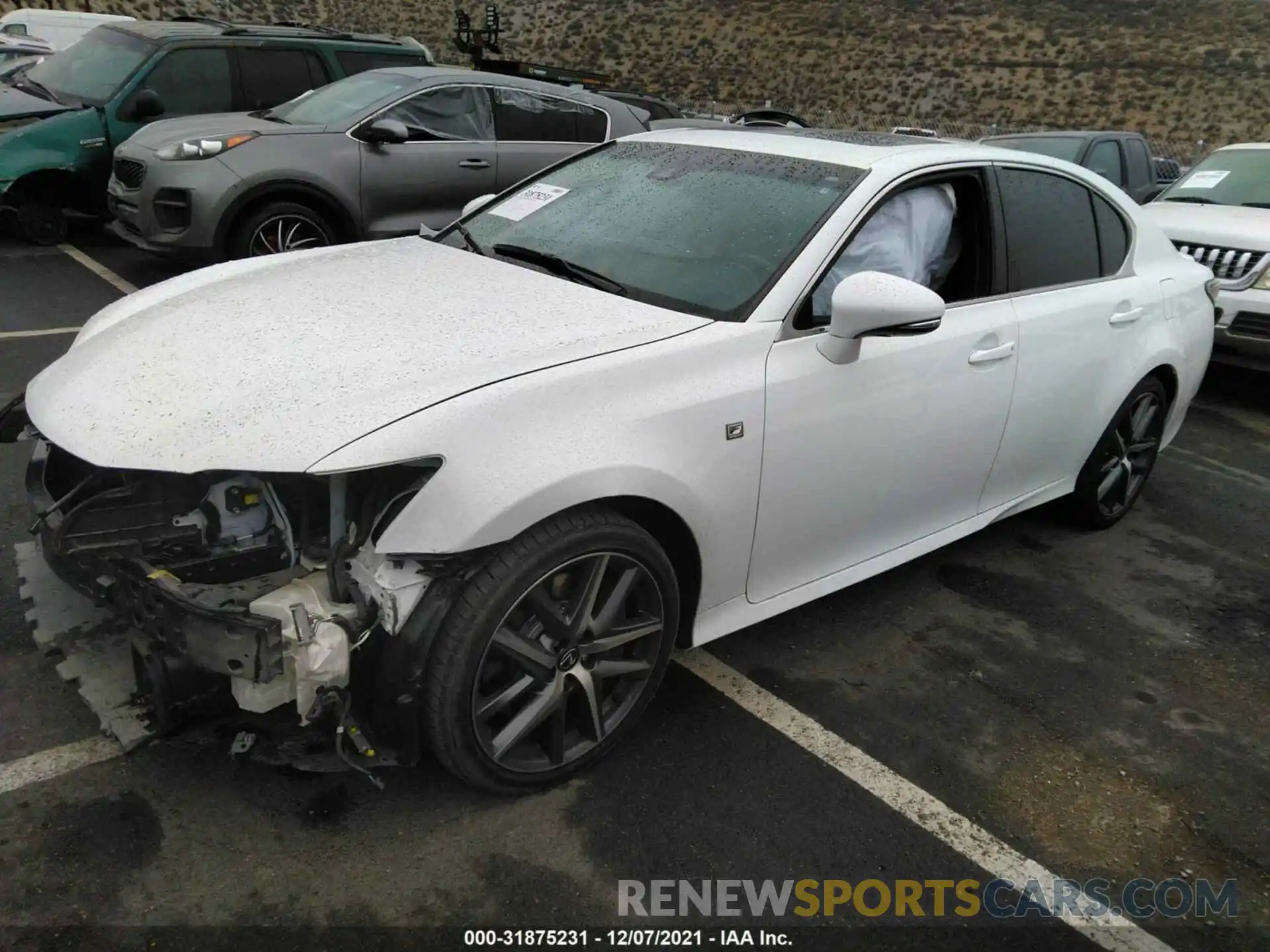 2 Photograph of a damaged car JTHBZ1BL2KA017518 LEXUS GS 2019