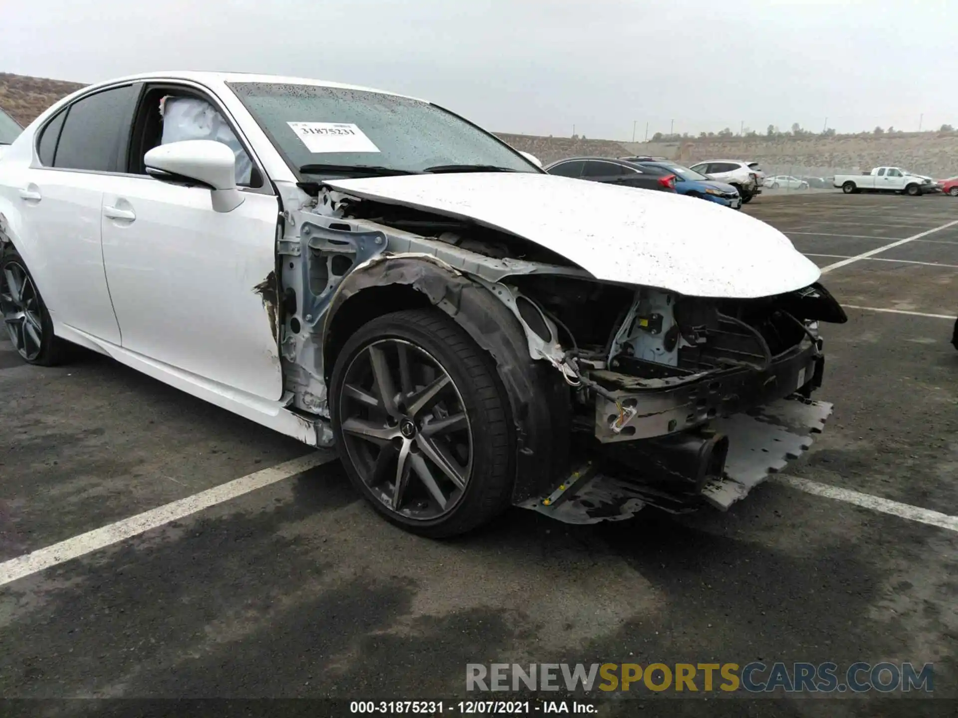 6 Photograph of a damaged car JTHBZ1BL2KA017518 LEXUS GS 2019