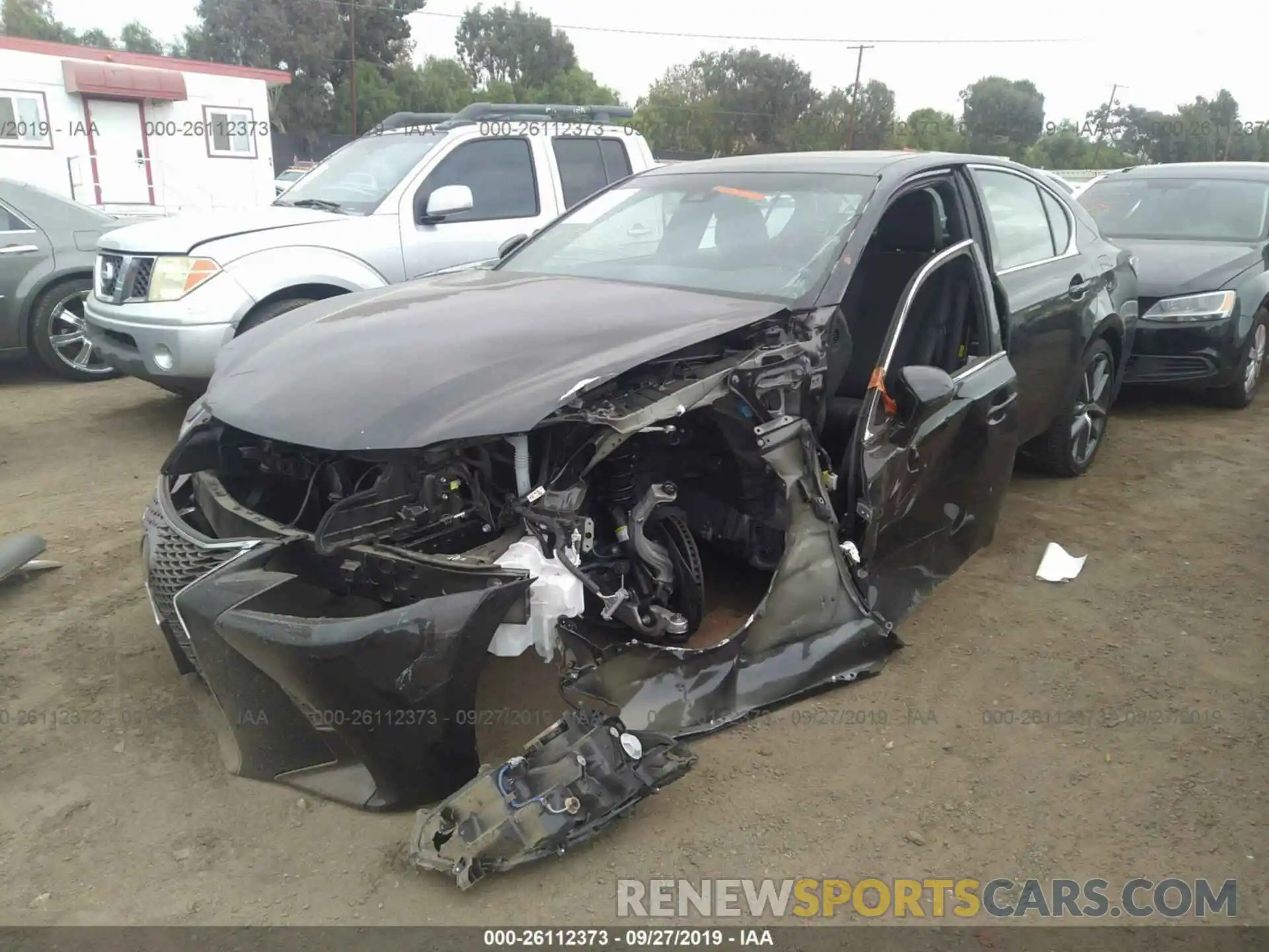 2 Photograph of a damaged car JTHBZ1BL3KA018659 LEXUS GS 2019