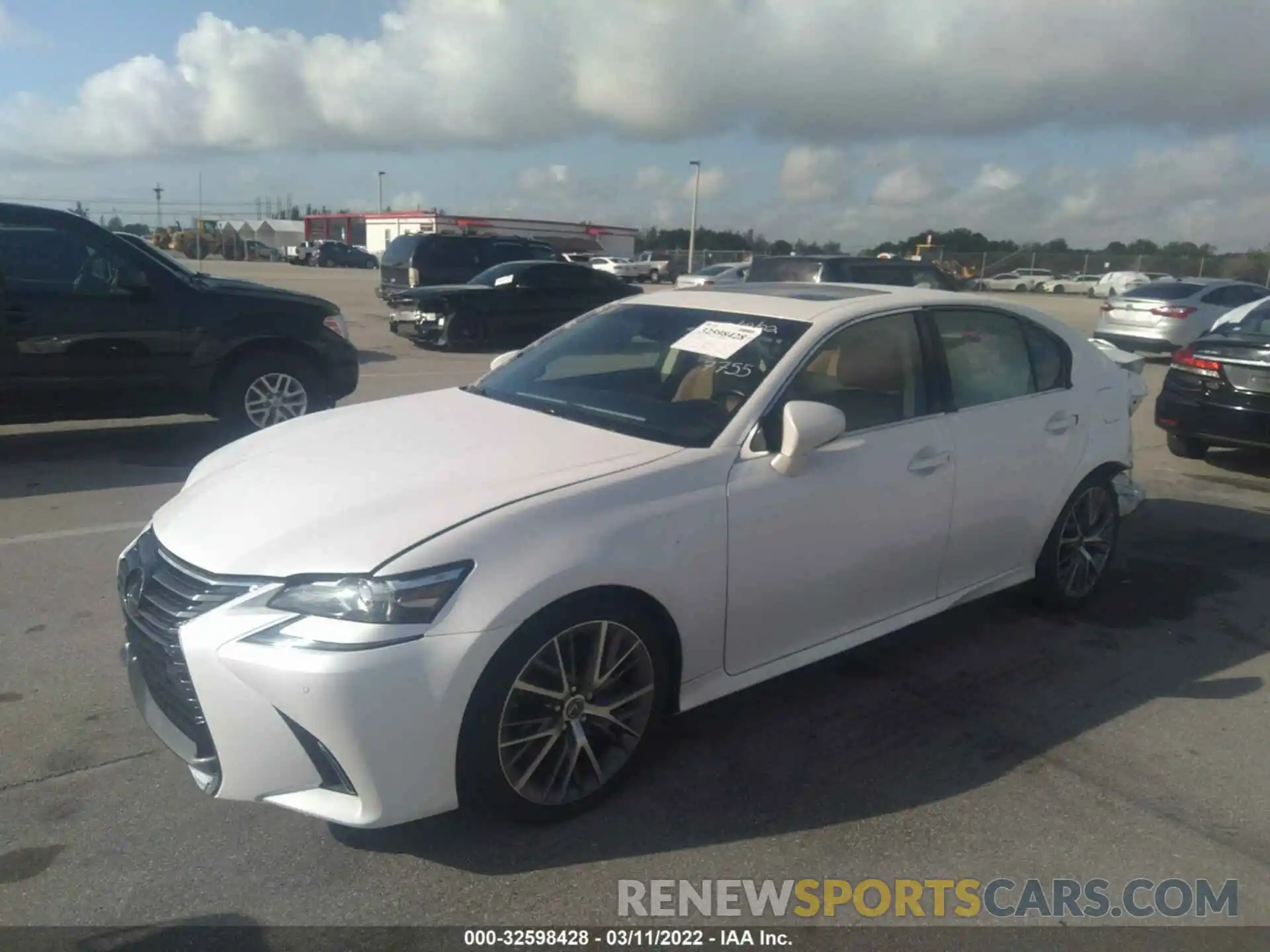 2 Photograph of a damaged car JTHBZ1BL5KA017755 LEXUS GS 2019