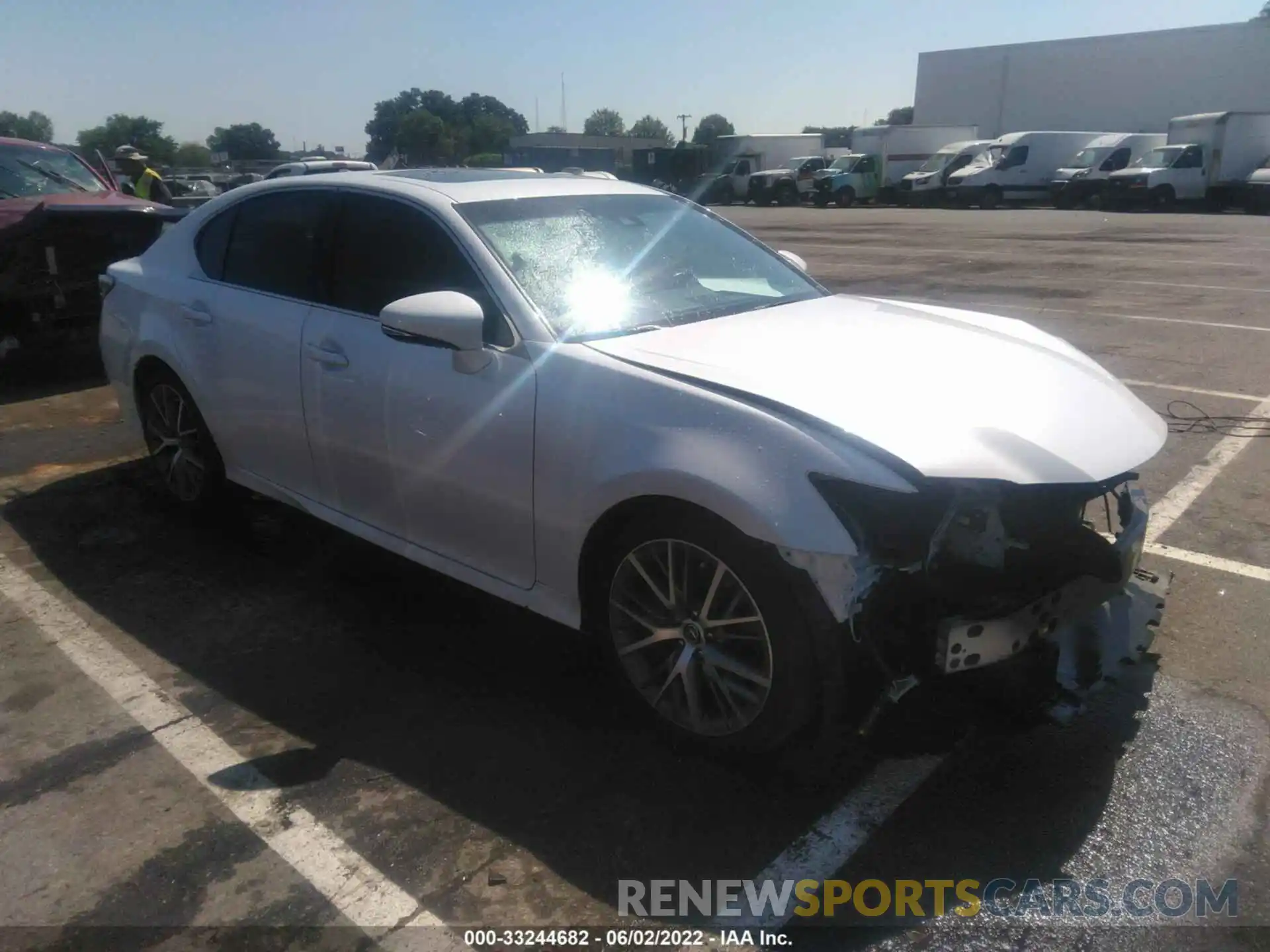 1 Photograph of a damaged car JTHBZ1BL6KA016923 LEXUS GS 2019