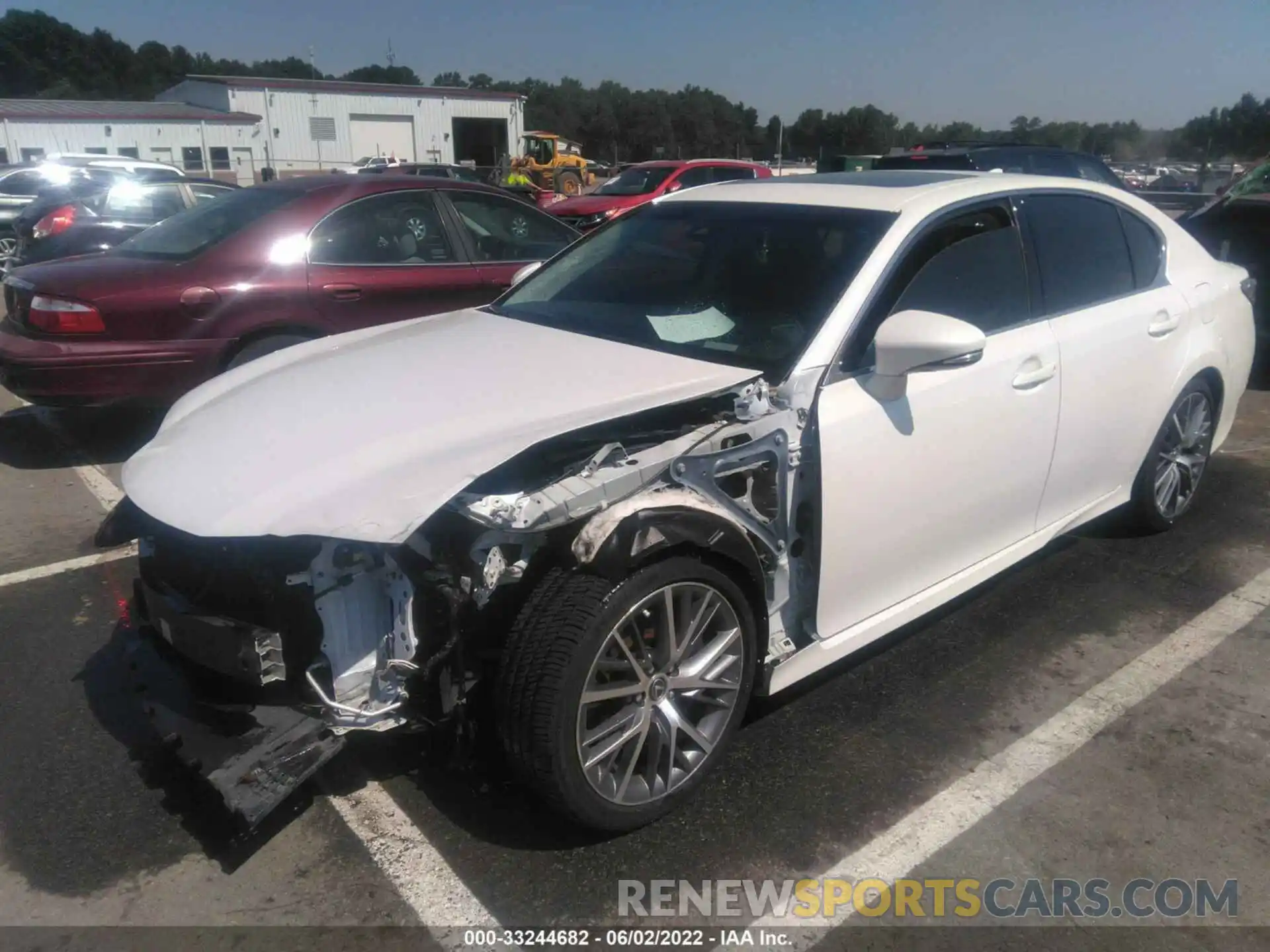 2 Photograph of a damaged car JTHBZ1BL6KA016923 LEXUS GS 2019