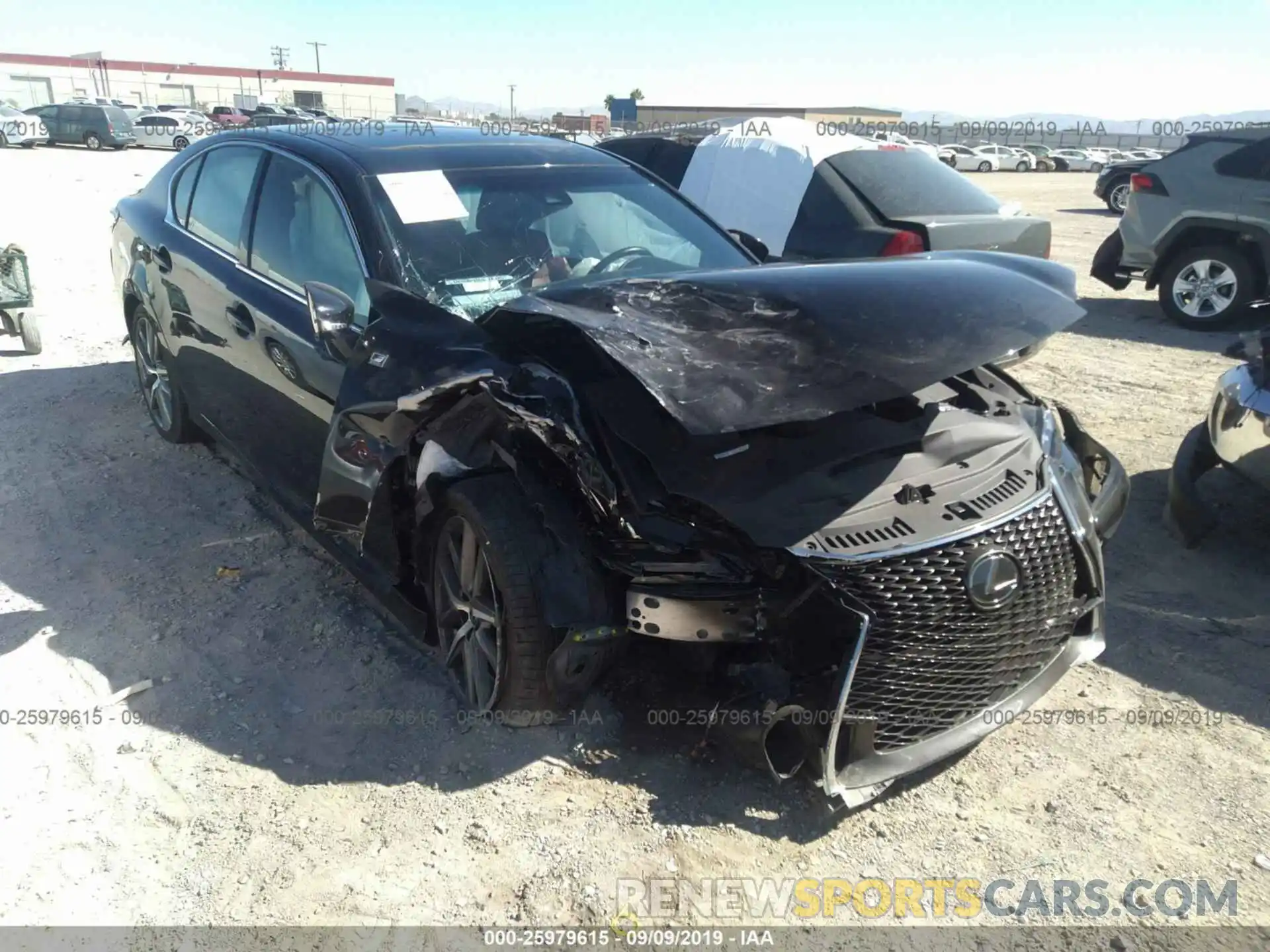 1 Photograph of a damaged car JTHBZ1BL7KA016994 LEXUS GS 2019