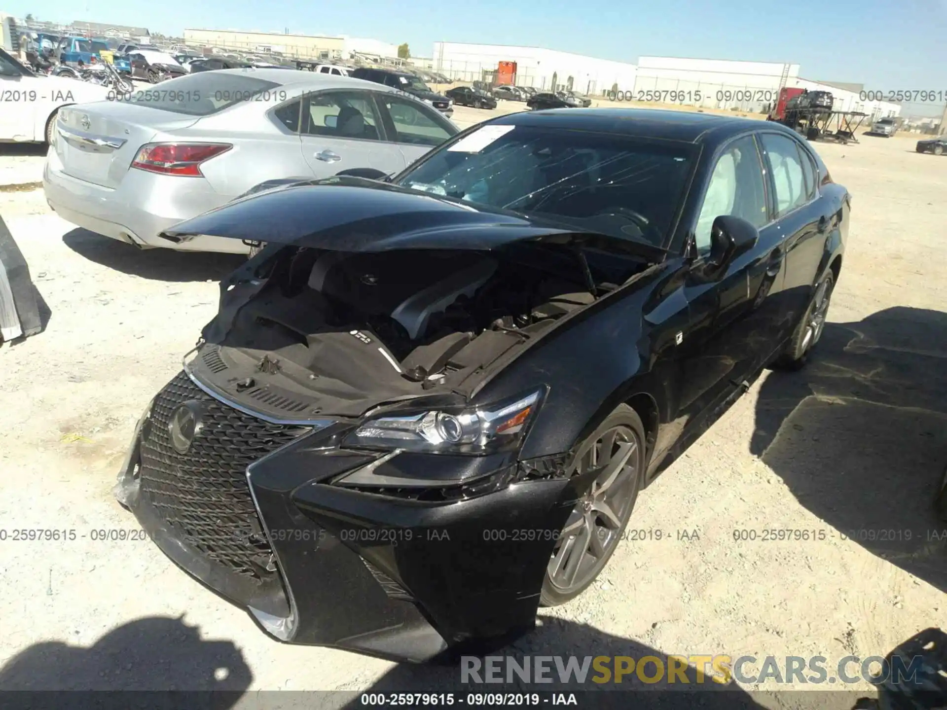 2 Photograph of a damaged car JTHBZ1BL7KA016994 LEXUS GS 2019