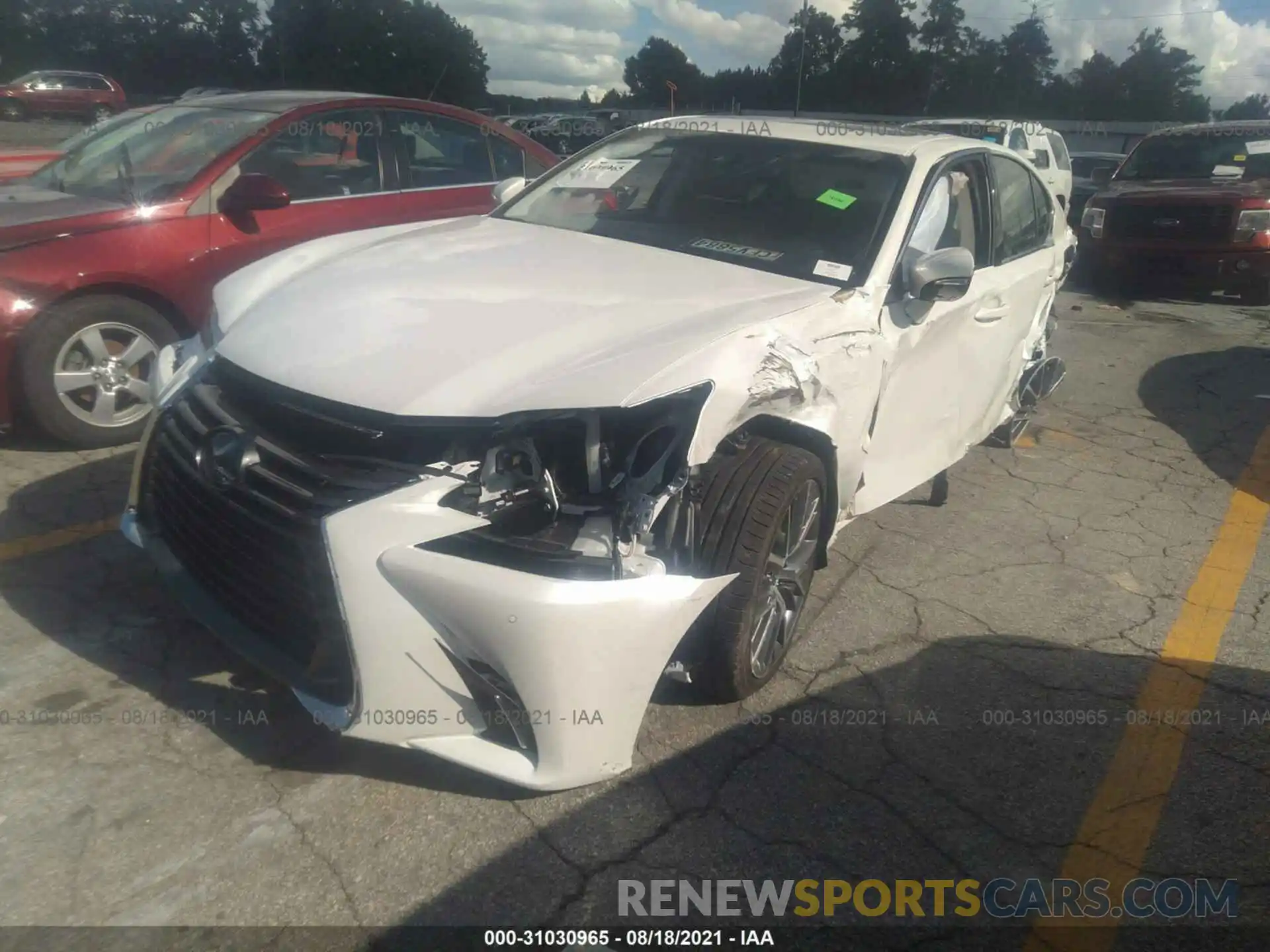 2 Photograph of a damaged car JTHBZ1BL8KA018494 LEXUS GS 2019