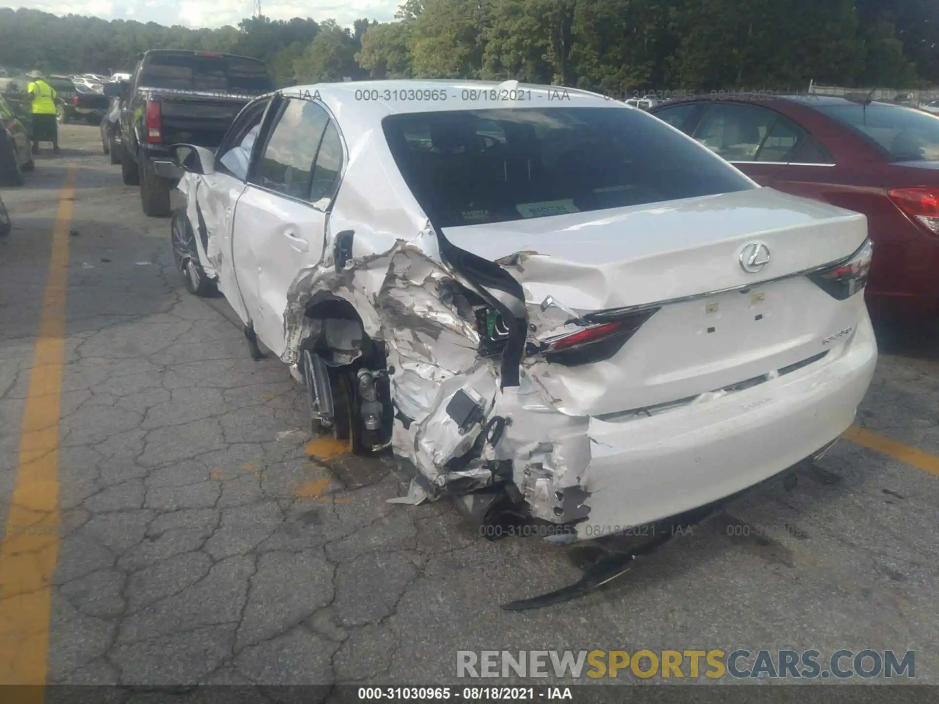 3 Photograph of a damaged car JTHBZ1BL8KA018494 LEXUS GS 2019