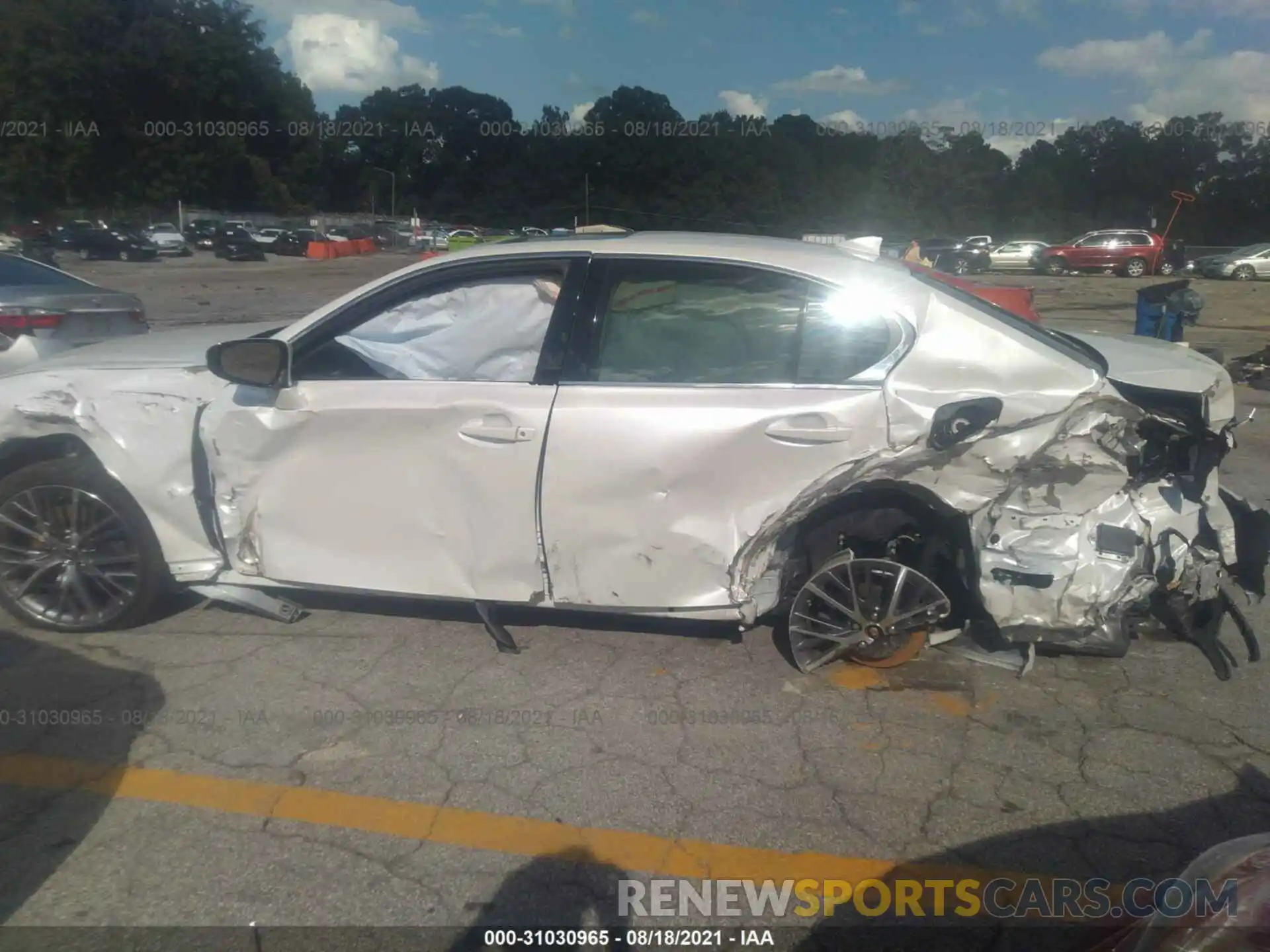 6 Photograph of a damaged car JTHBZ1BL8KA018494 LEXUS GS 2019