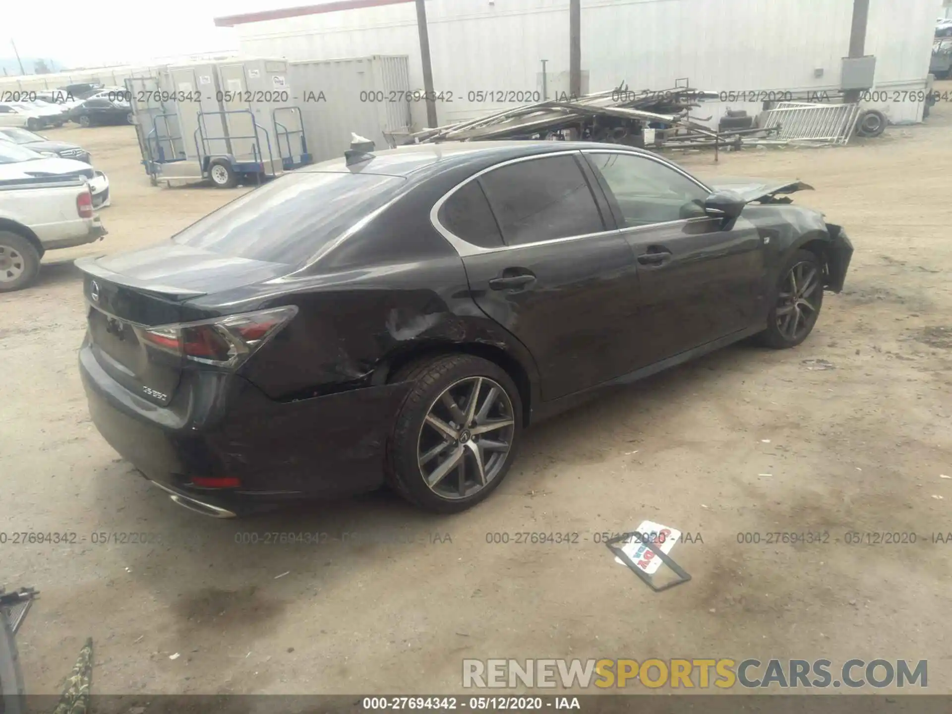 4 Фотография поврежденного автомобиля JTHBZ1BL8KA019161 LEXUS GS 2019