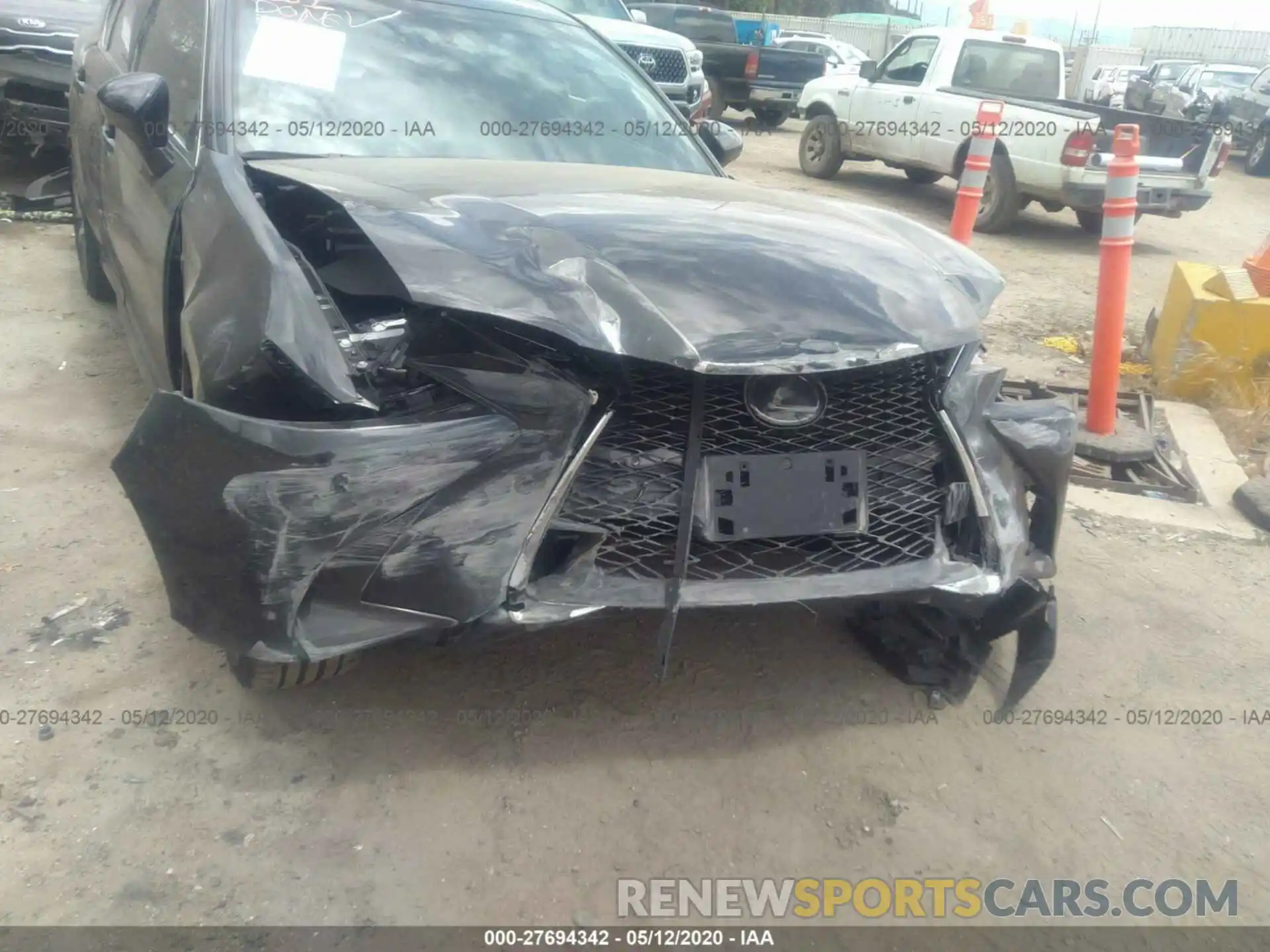 6 Photograph of a damaged car JTHBZ1BL8KA019161 LEXUS GS 2019