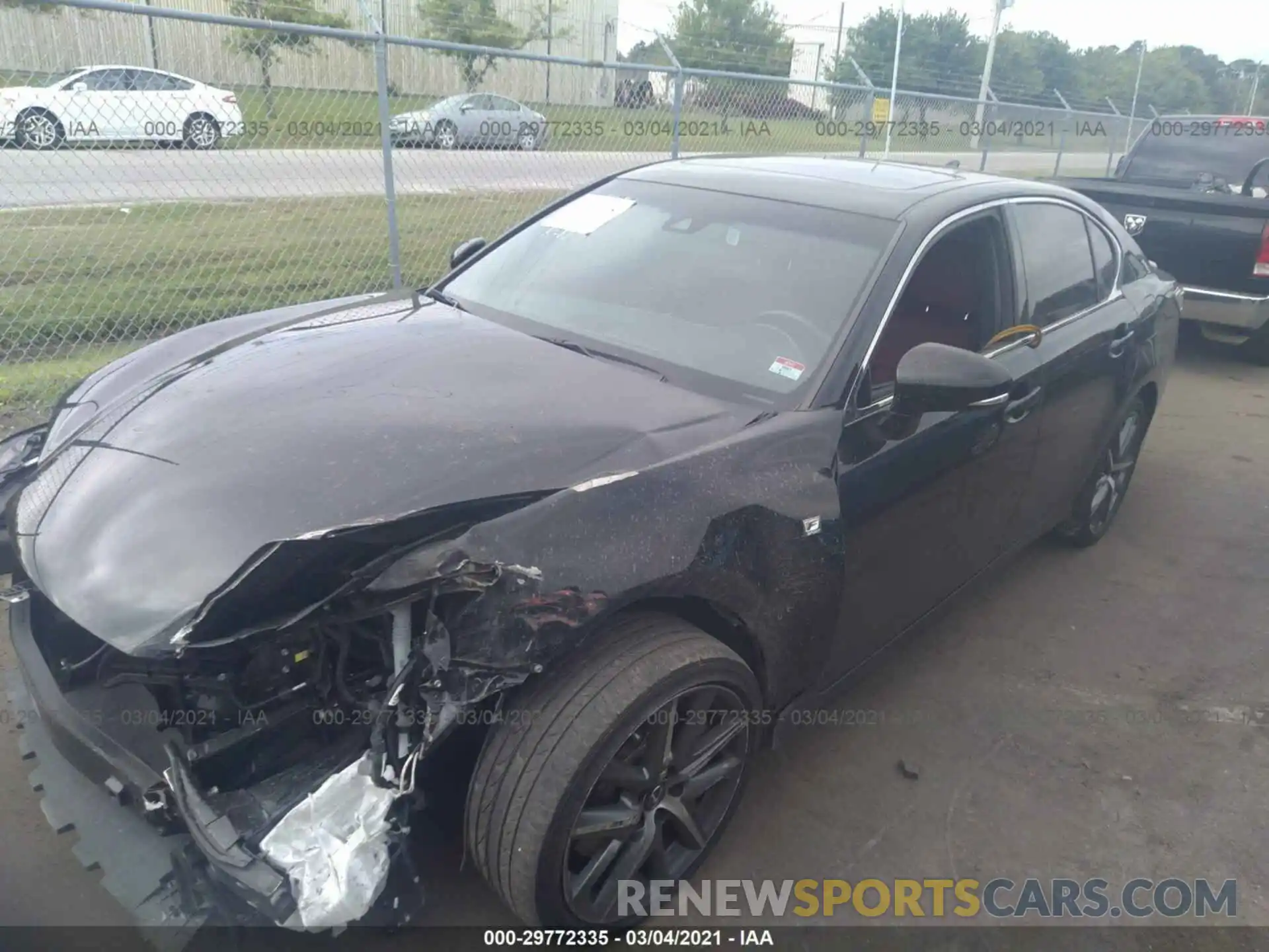 2 Photograph of a damaged car JTHBZ1BL9KA019136 LEXUS GS 2019