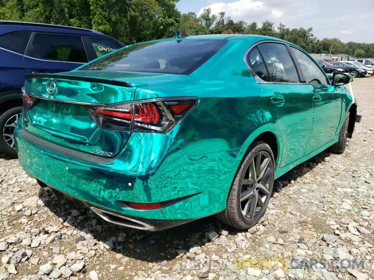 4 Photograph of a damaged car JTHCZ1BL1KA012105 LEXUS GS 2019