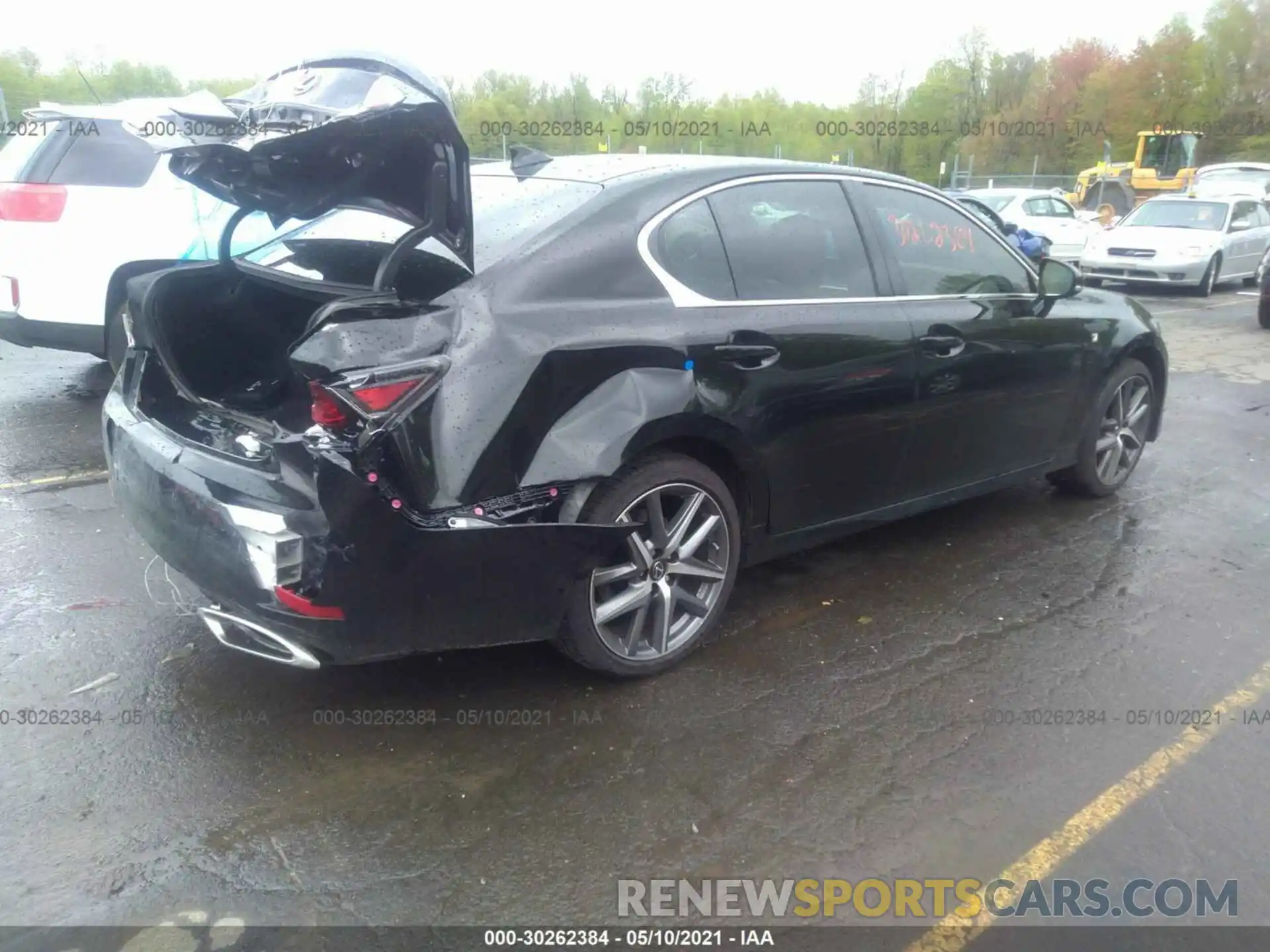 4 Photograph of a damaged car JTHCZ1BL4KA011935 LEXUS GS 2019