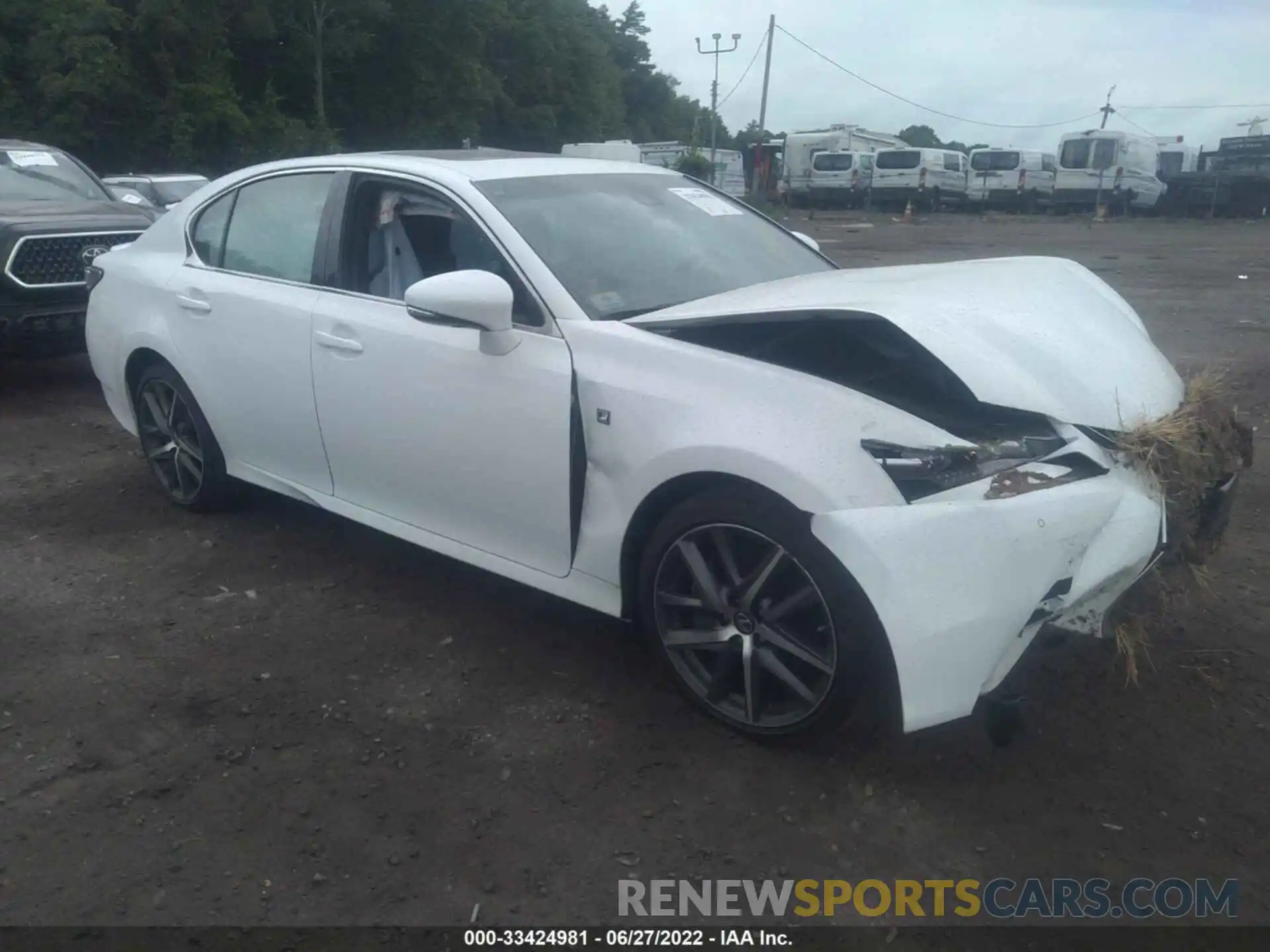 1 Photograph of a damaged car JTHCZ1BL7KA011735 LEXUS GS 2019