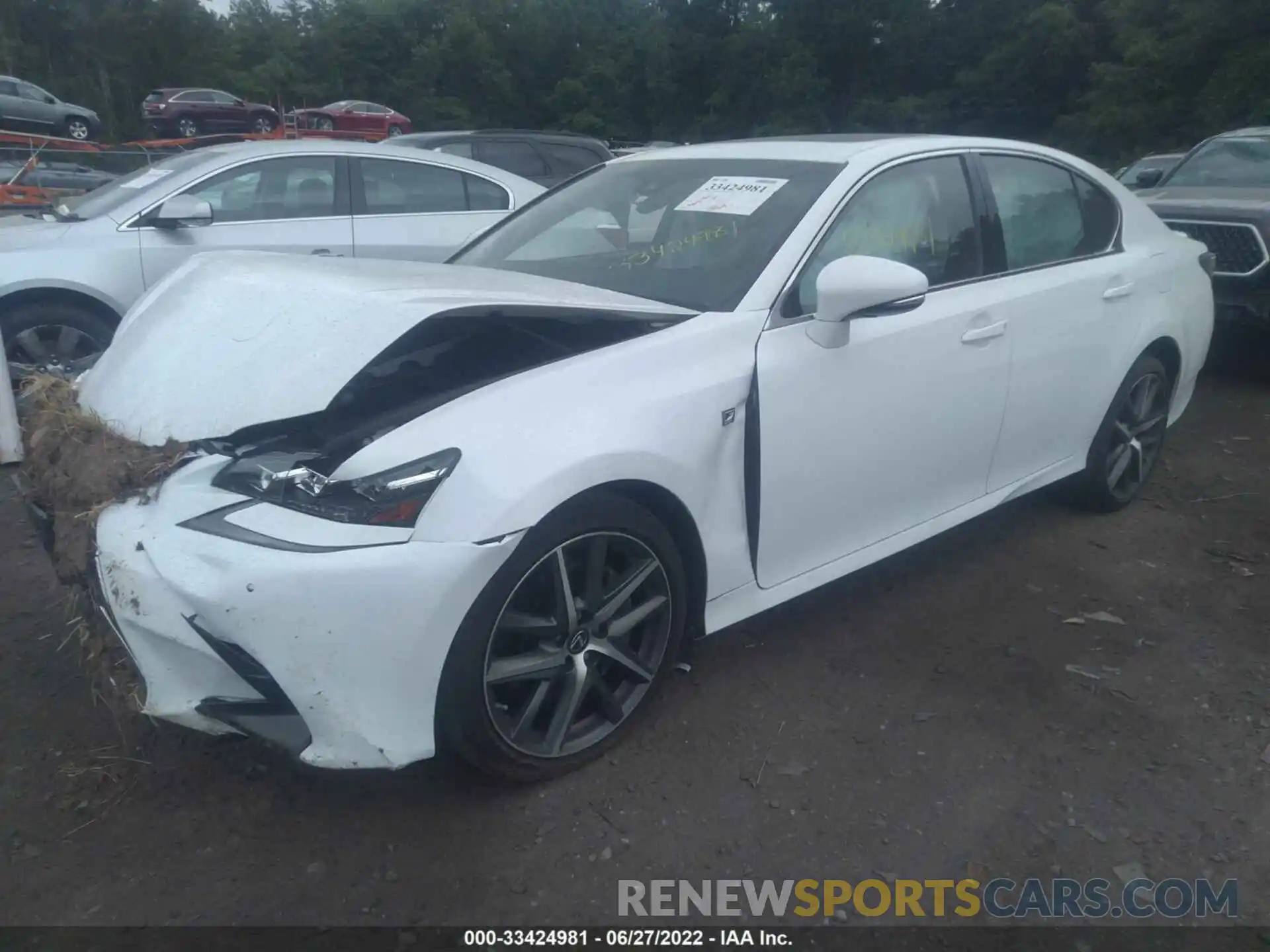 2 Photograph of a damaged car JTHCZ1BL7KA011735 LEXUS GS 2019