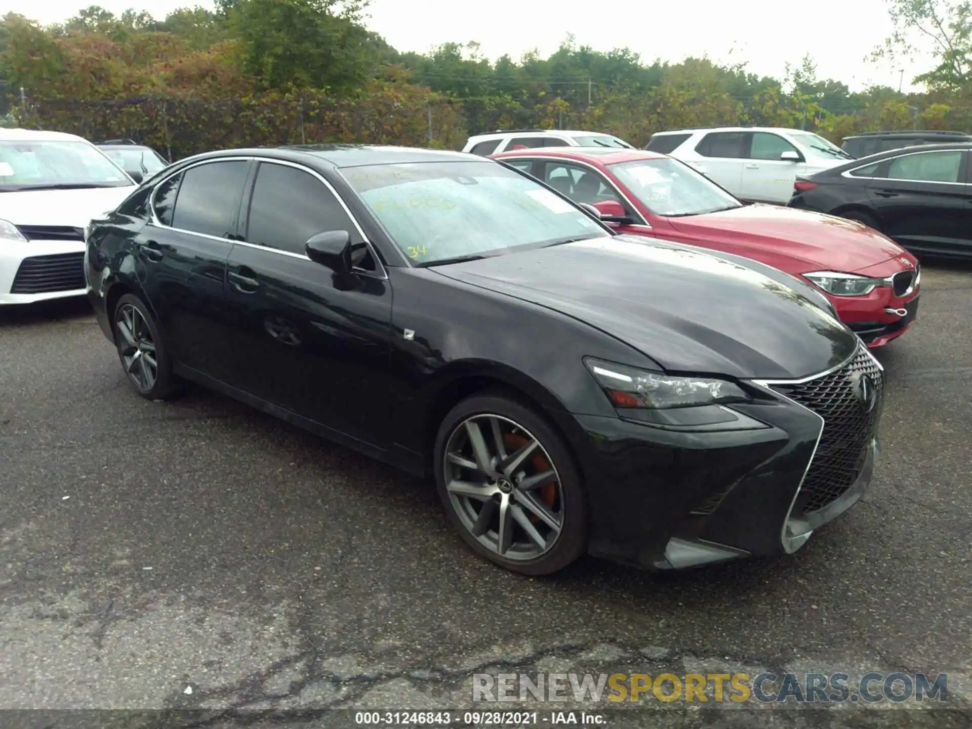 1 Photograph of a damaged car JTHCZ1BL8KA011551 LEXUS GS 2019