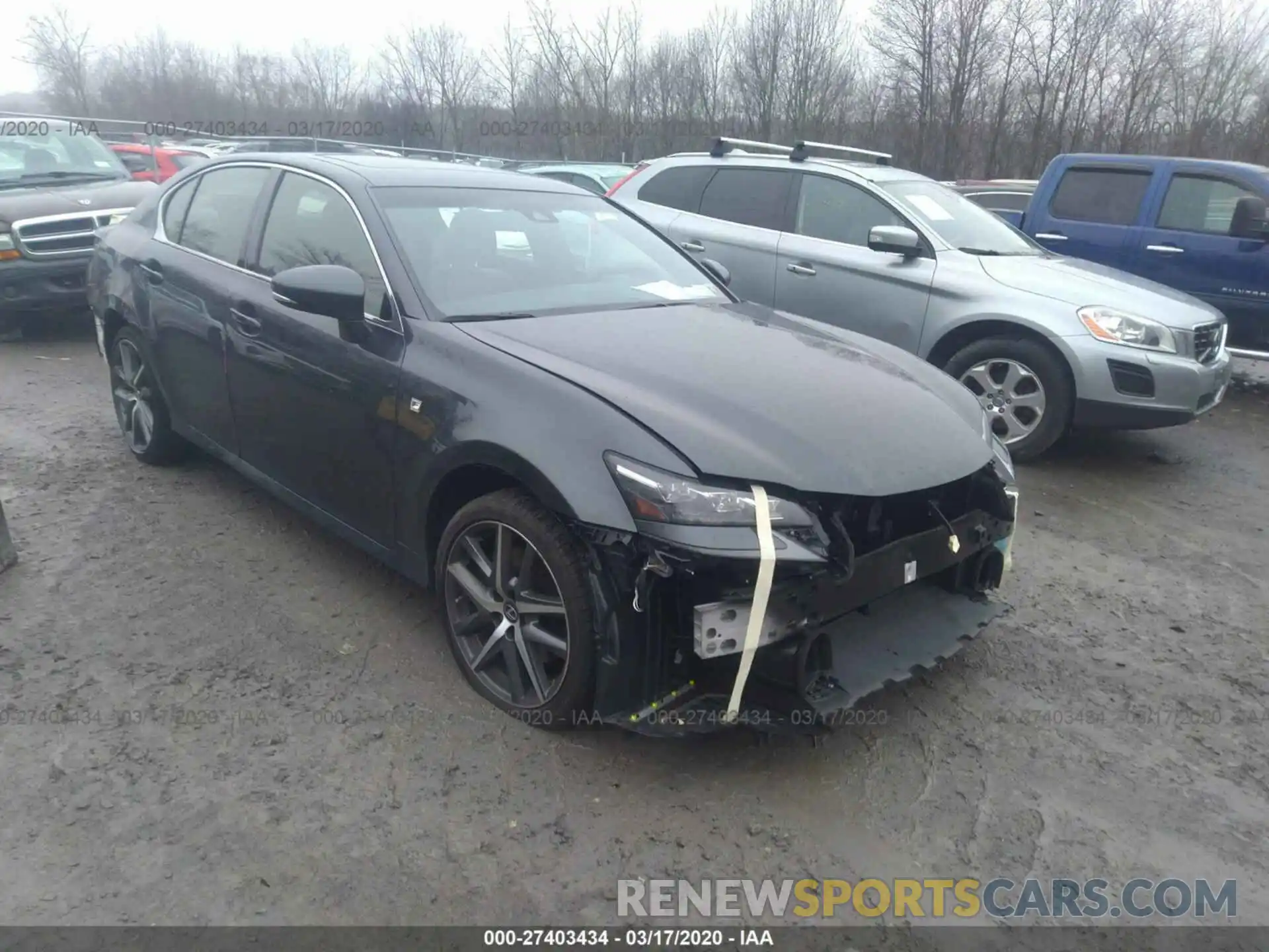 1 Photograph of a damaged car JTHCZ1BL9KA010991 LEXUS GS 2019