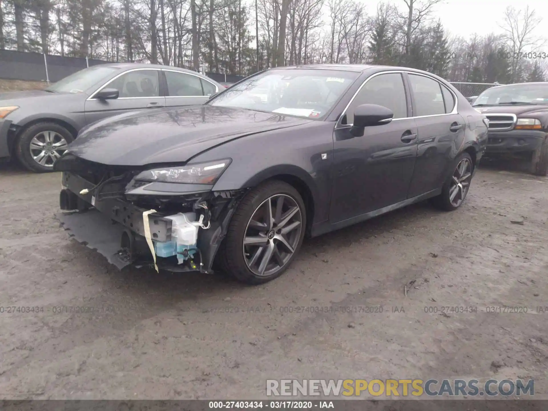 2 Photograph of a damaged car JTHCZ1BL9KA010991 LEXUS GS 2019