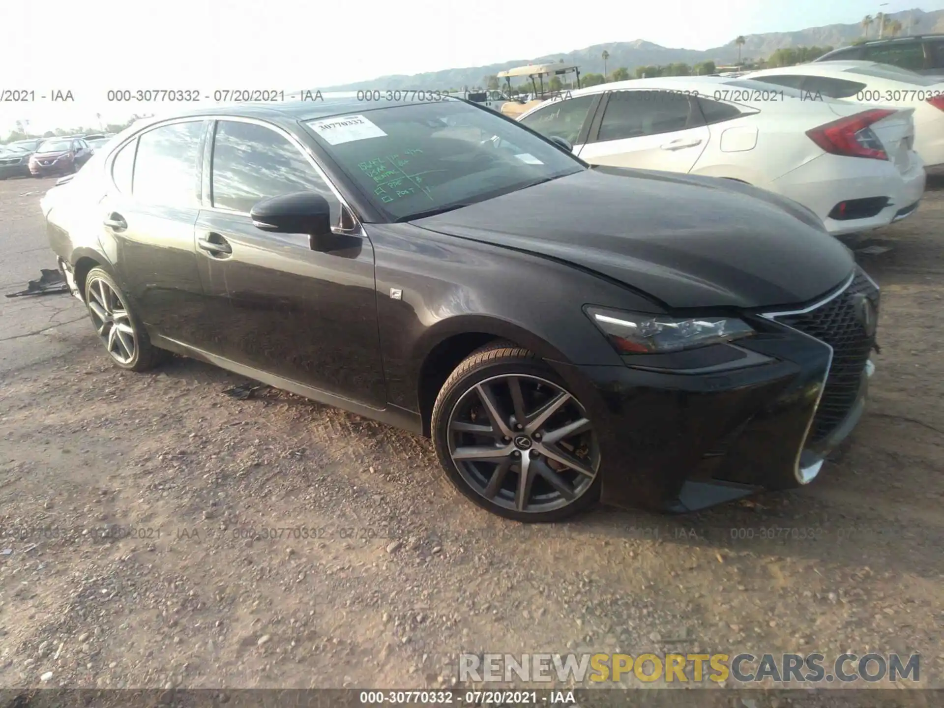 1 Photograph of a damaged car JTHCZ1BL9KA011560 LEXUS GS 2019