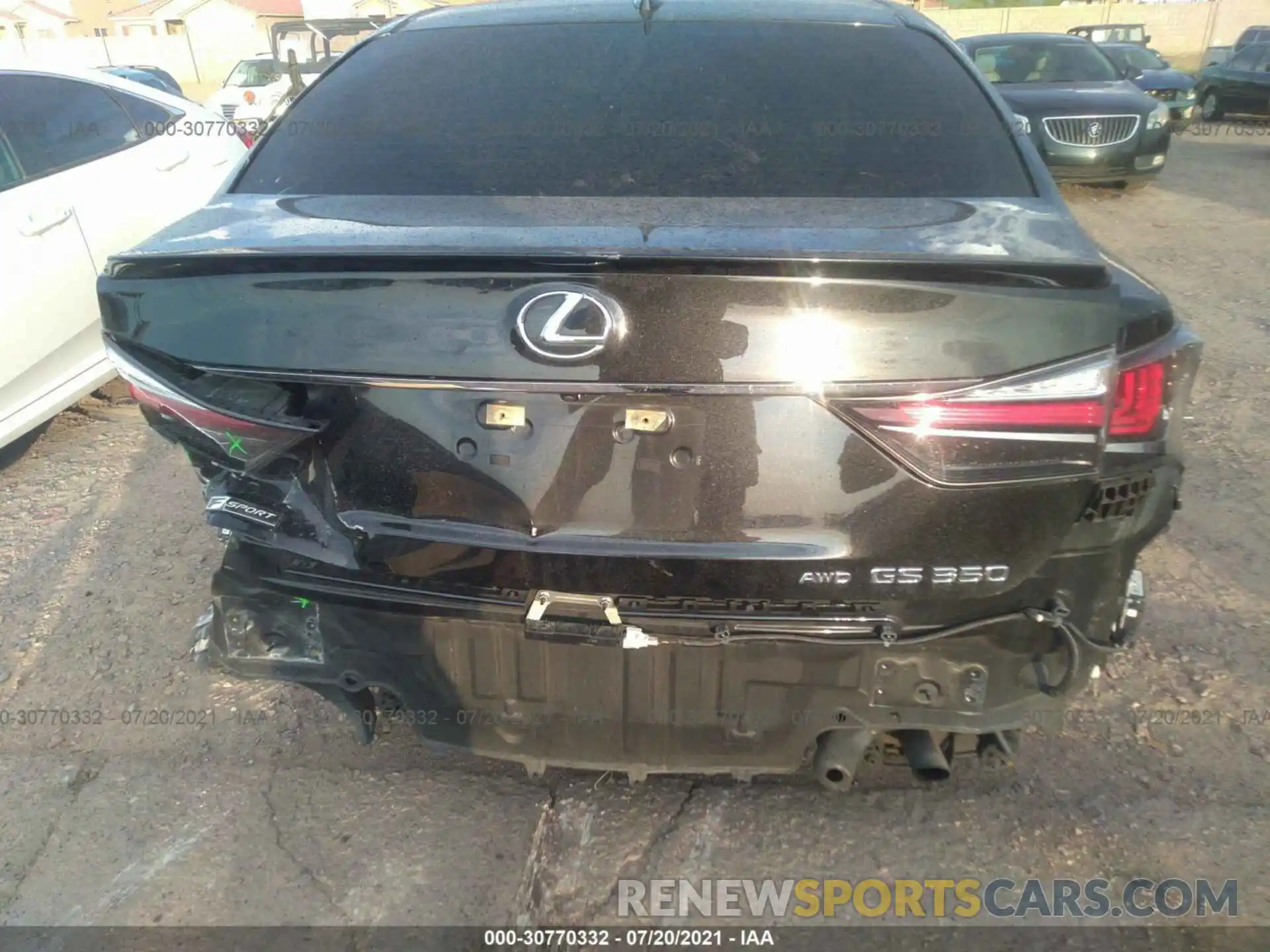 6 Photograph of a damaged car JTHCZ1BL9KA011560 LEXUS GS 2019