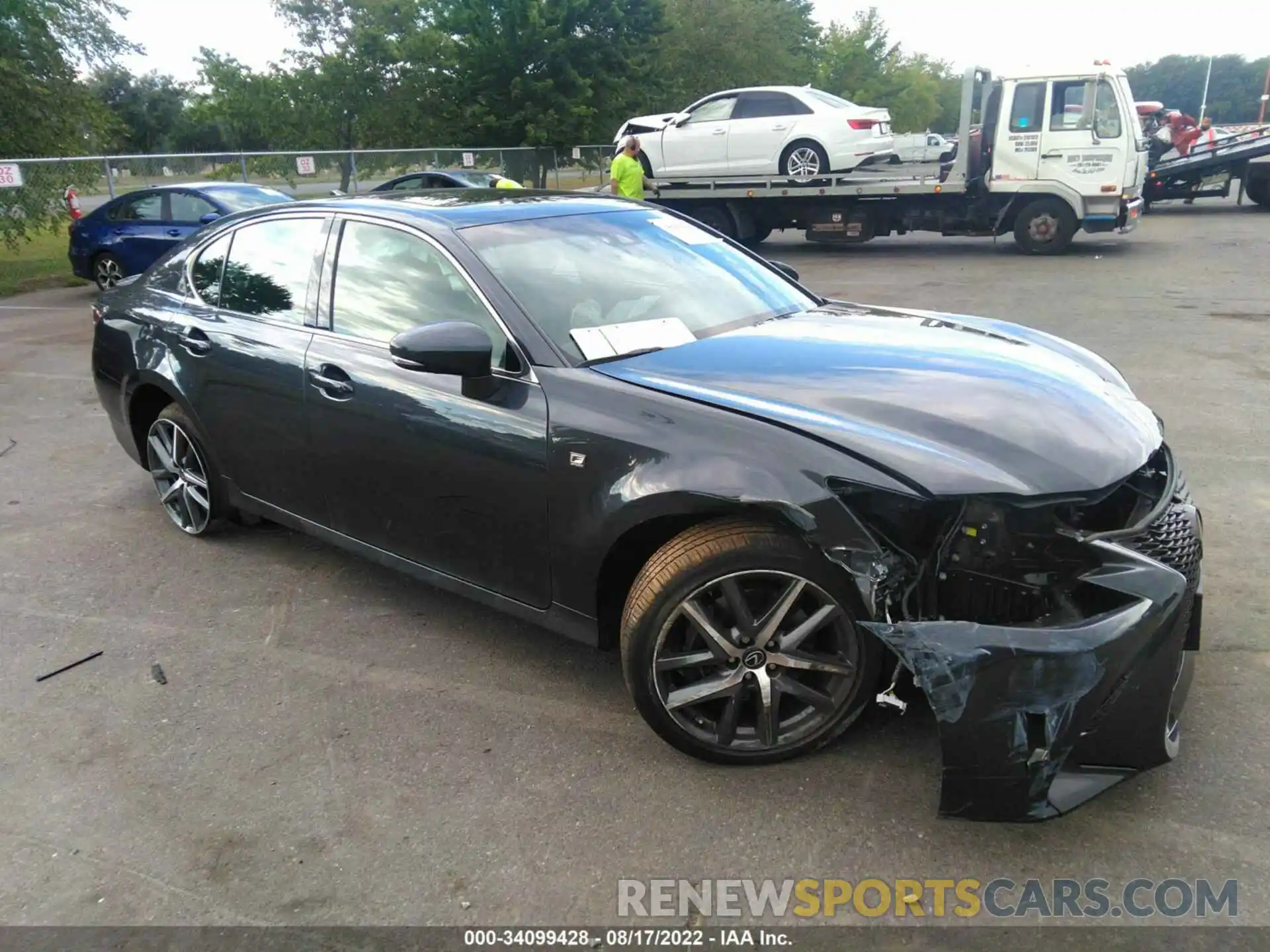 1 Photograph of a damaged car JTHCZ1BLXKA010885 LEXUS GS 2019