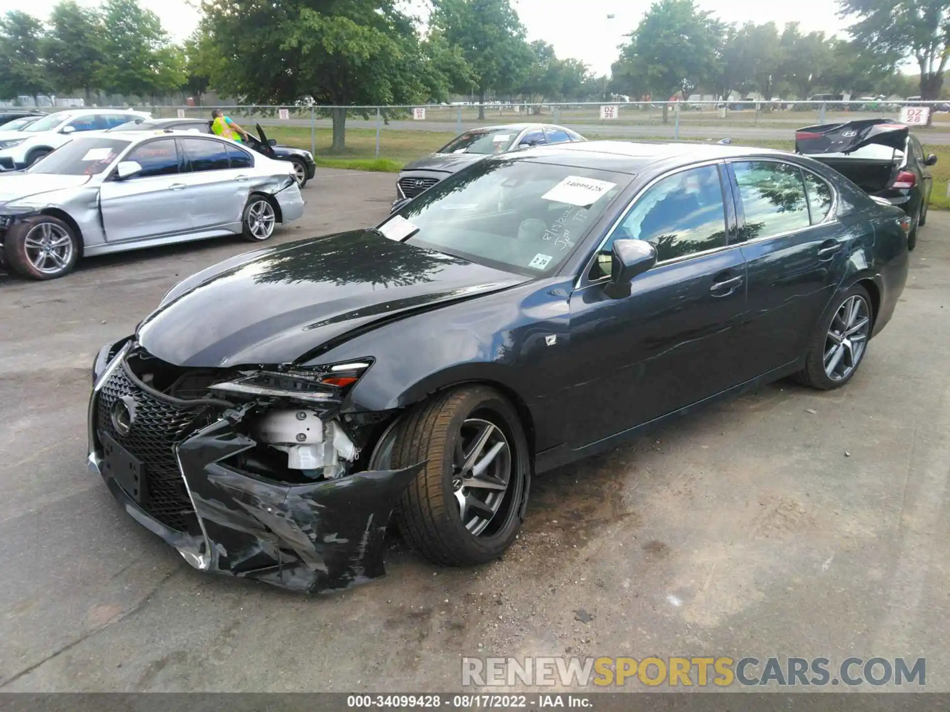 2 Photograph of a damaged car JTHCZ1BLXKA010885 LEXUS GS 2019