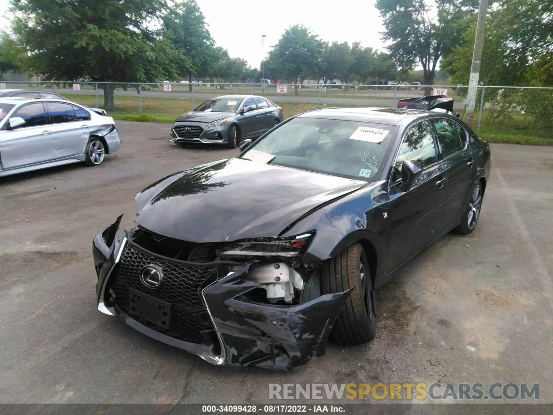 6 Photograph of a damaged car JTHCZ1BLXKA010885 LEXUS GS 2019