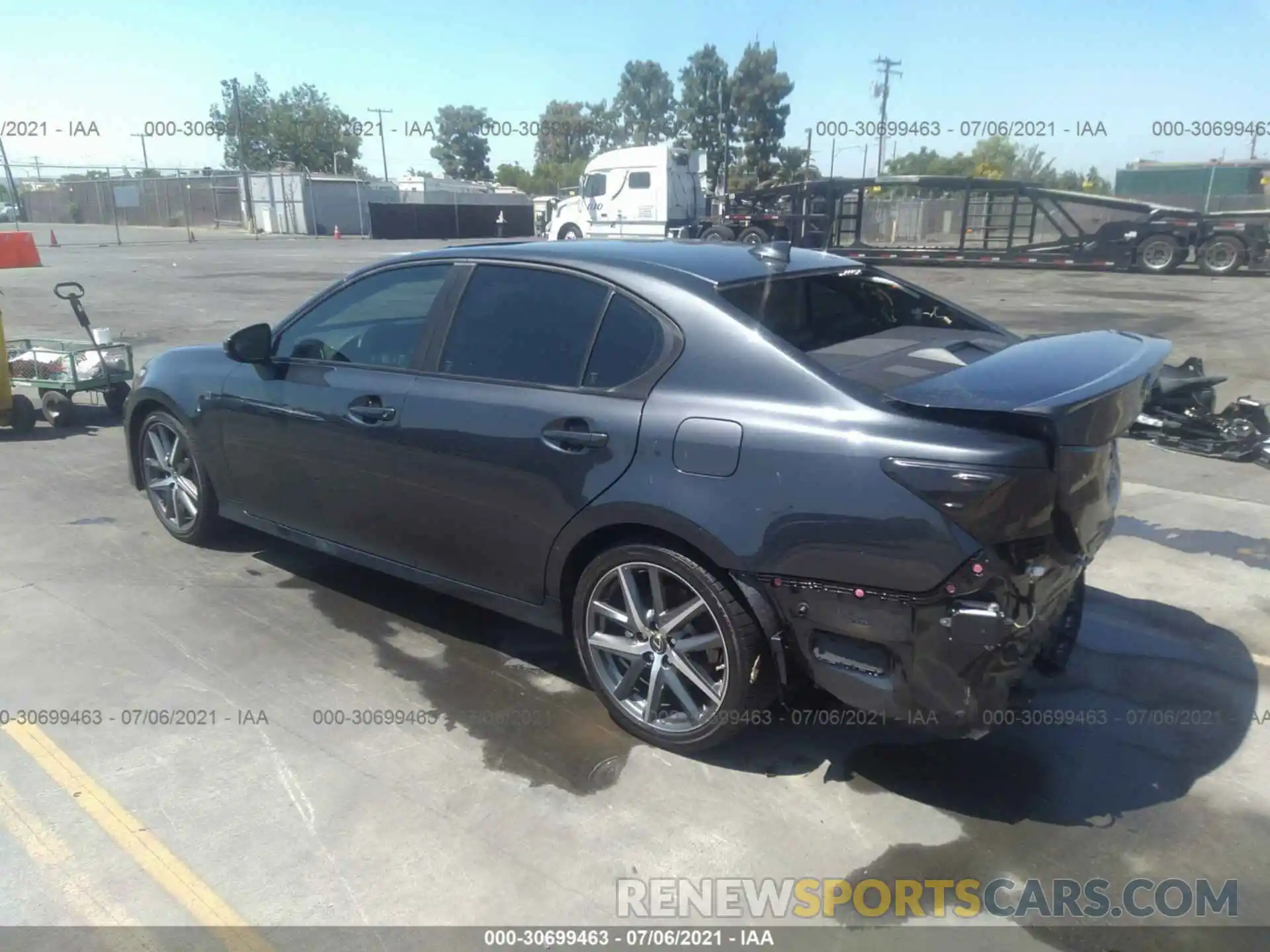 3 Photograph of a damaged car JTHEZ1BL0LA020349 LEXUS GS 2020