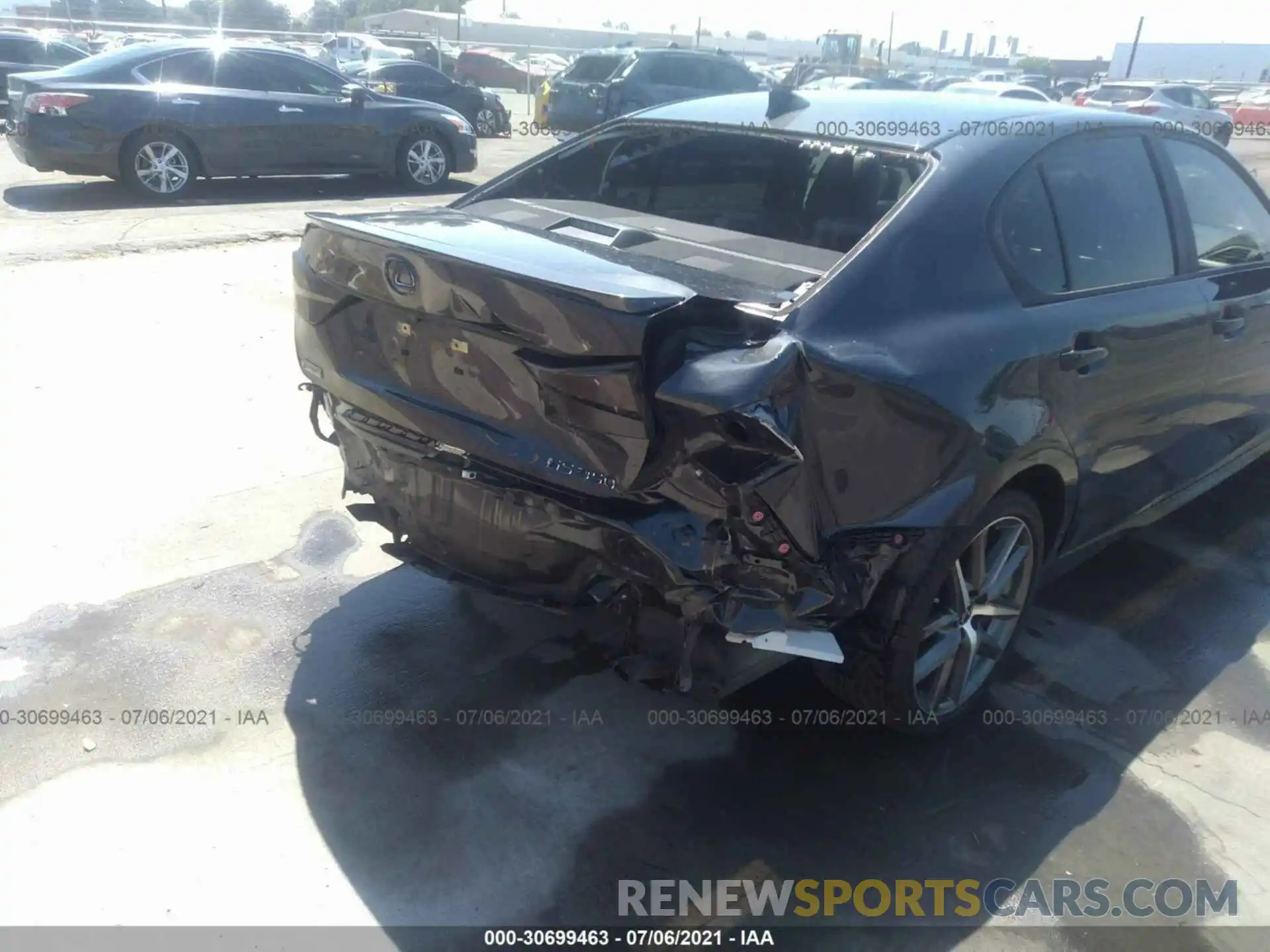 6 Photograph of a damaged car JTHEZ1BL0LA020349 LEXUS GS 2020