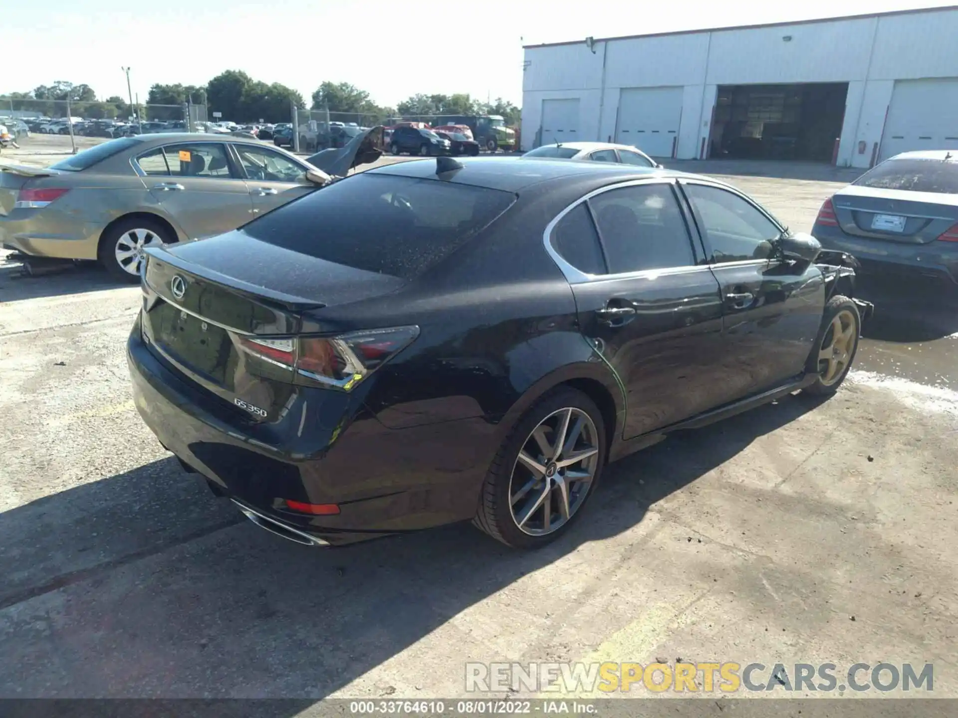 4 Фотография поврежденного автомобиля JTHEZ1BL4LA019706 LEXUS GS 2020