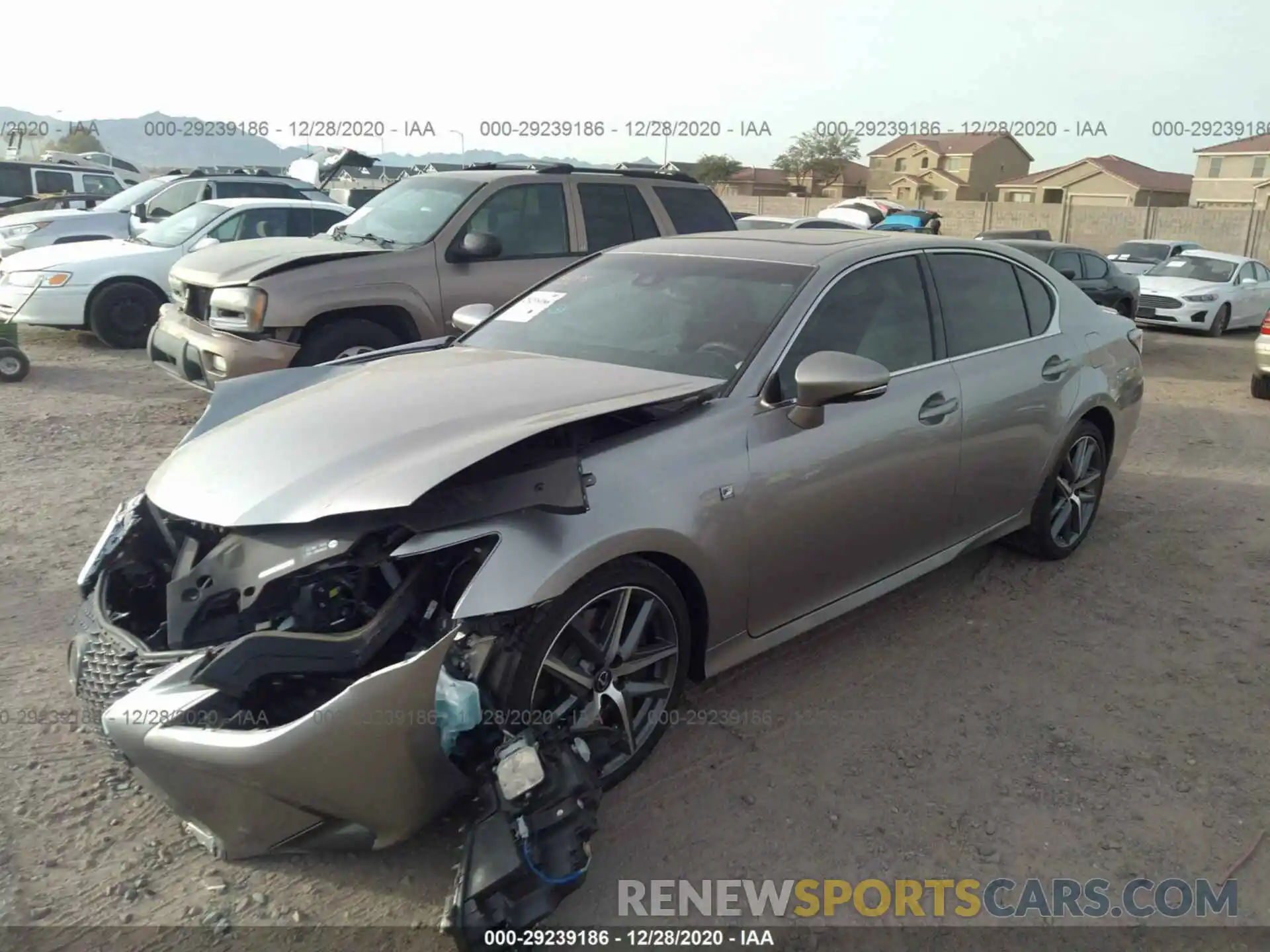 2 Фотография поврежденного автомобиля JTHEZ1BL5LA019262 LEXUS GS 2020