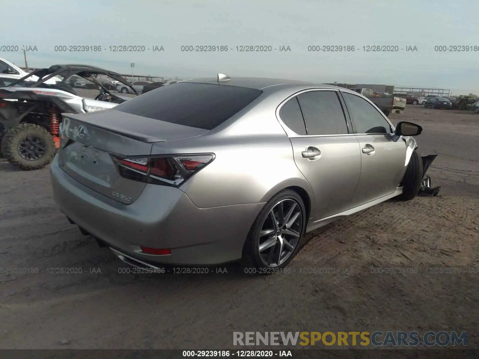 4 Фотография поврежденного автомобиля JTHEZ1BL5LA019262 LEXUS GS 2020