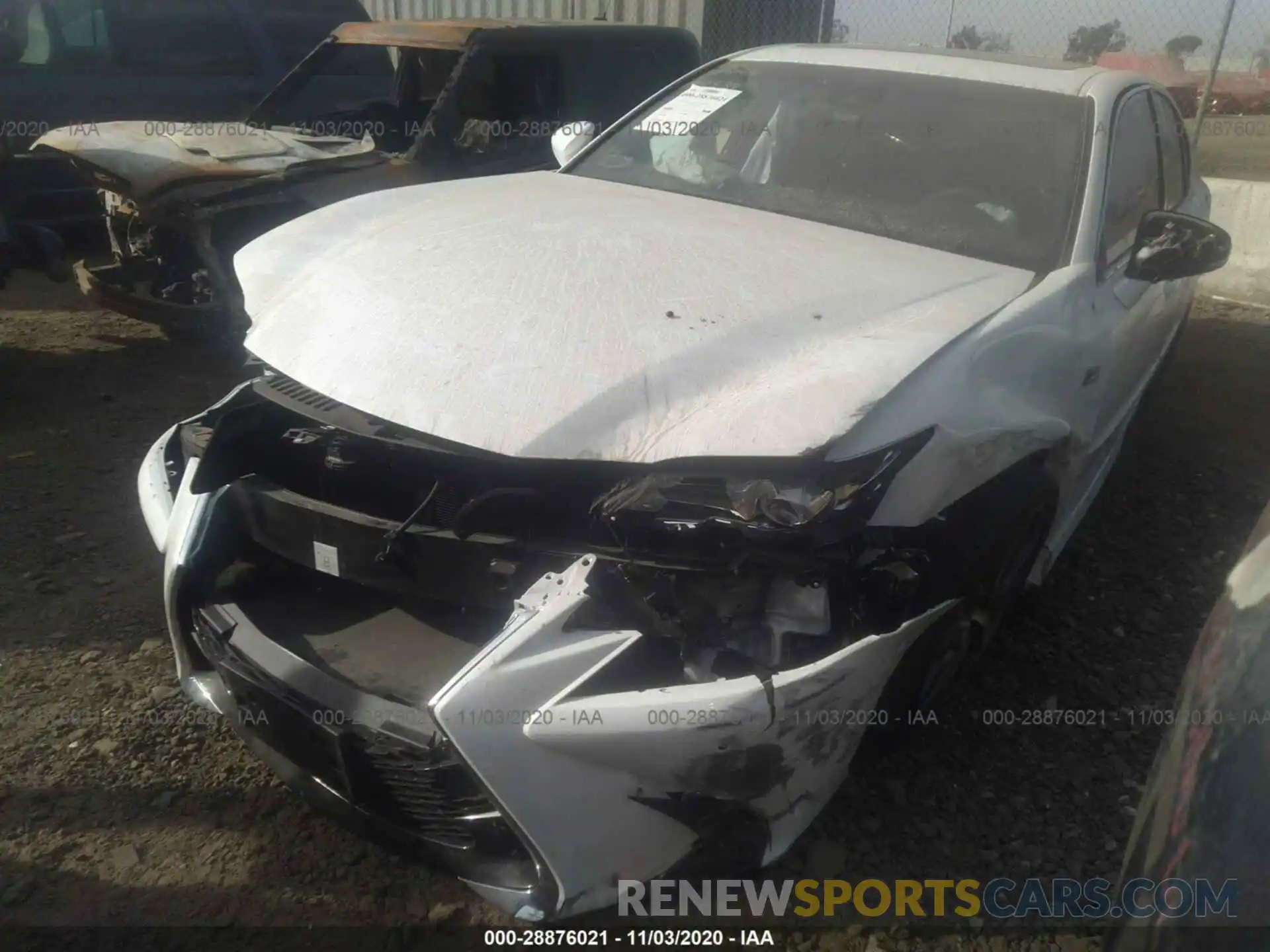 2 Photograph of a damaged car JTHEZ1BL5LA020539 LEXUS GS 2020