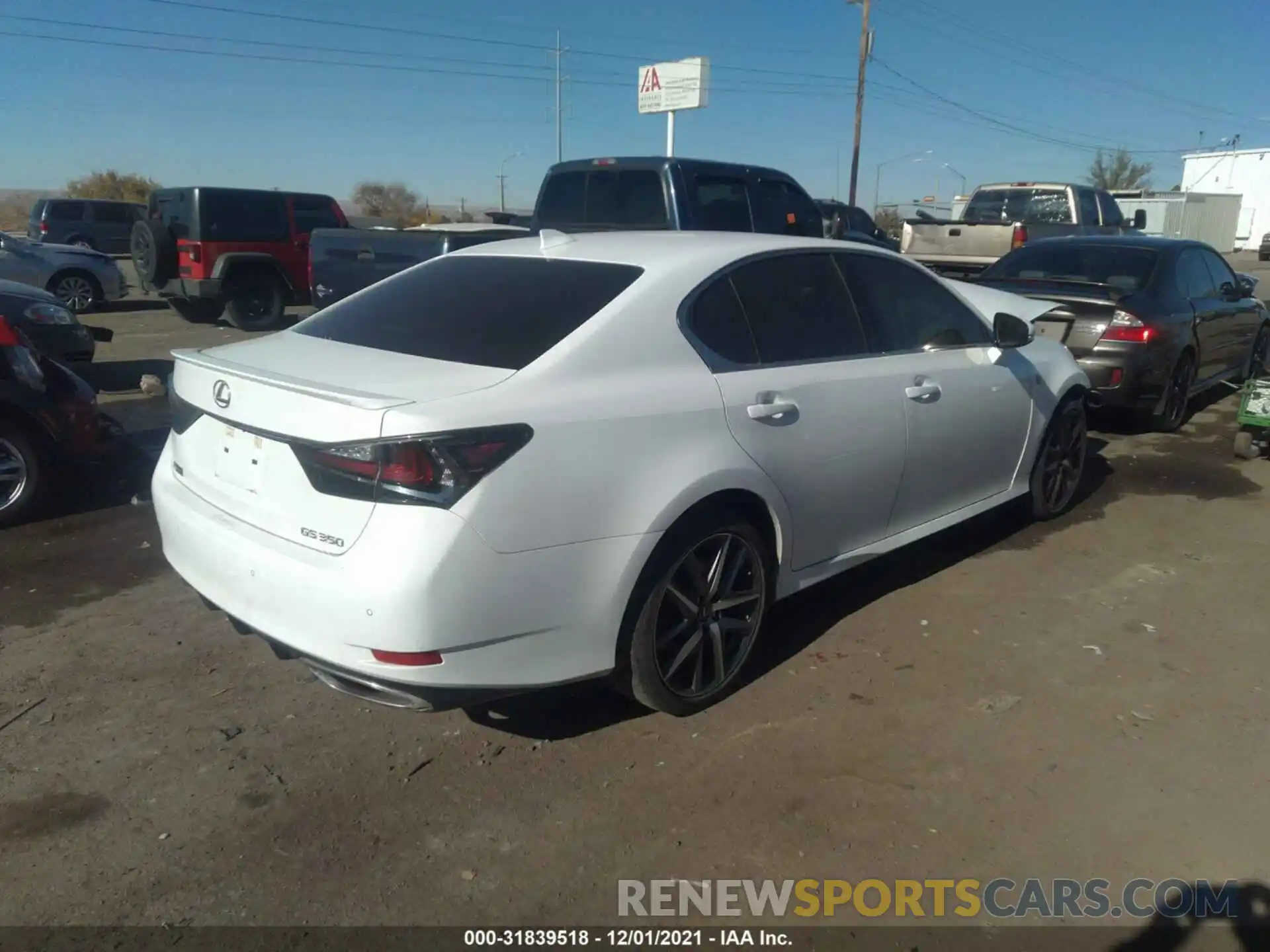 4 Photograph of a damaged car JTHEZ1BL7LA019375 LEXUS GS 2020