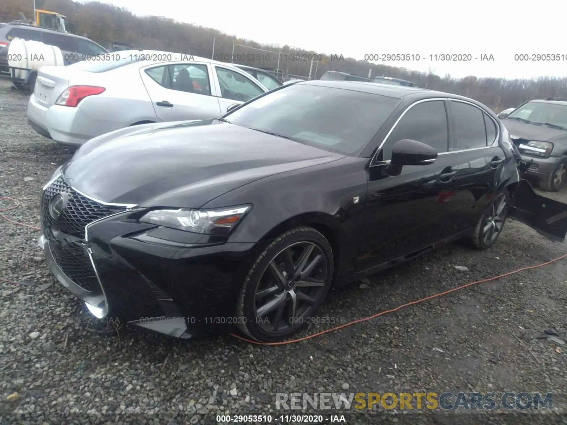 2 Фотография поврежденного автомобиля JTHEZ1BL7LA020137 LEXUS GS 2020