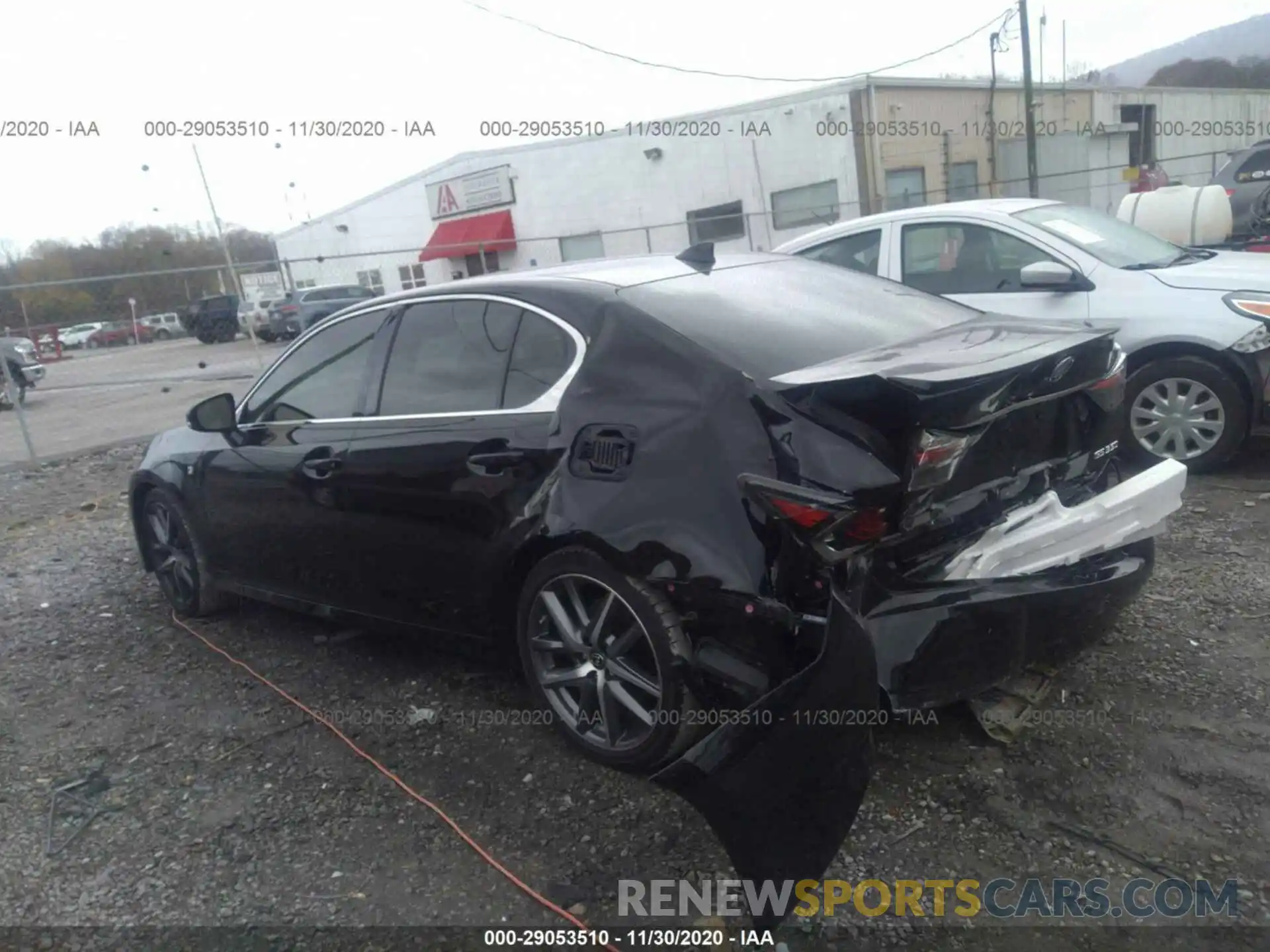 3 Photograph of a damaged car JTHEZ1BL7LA020137 LEXUS GS 2020