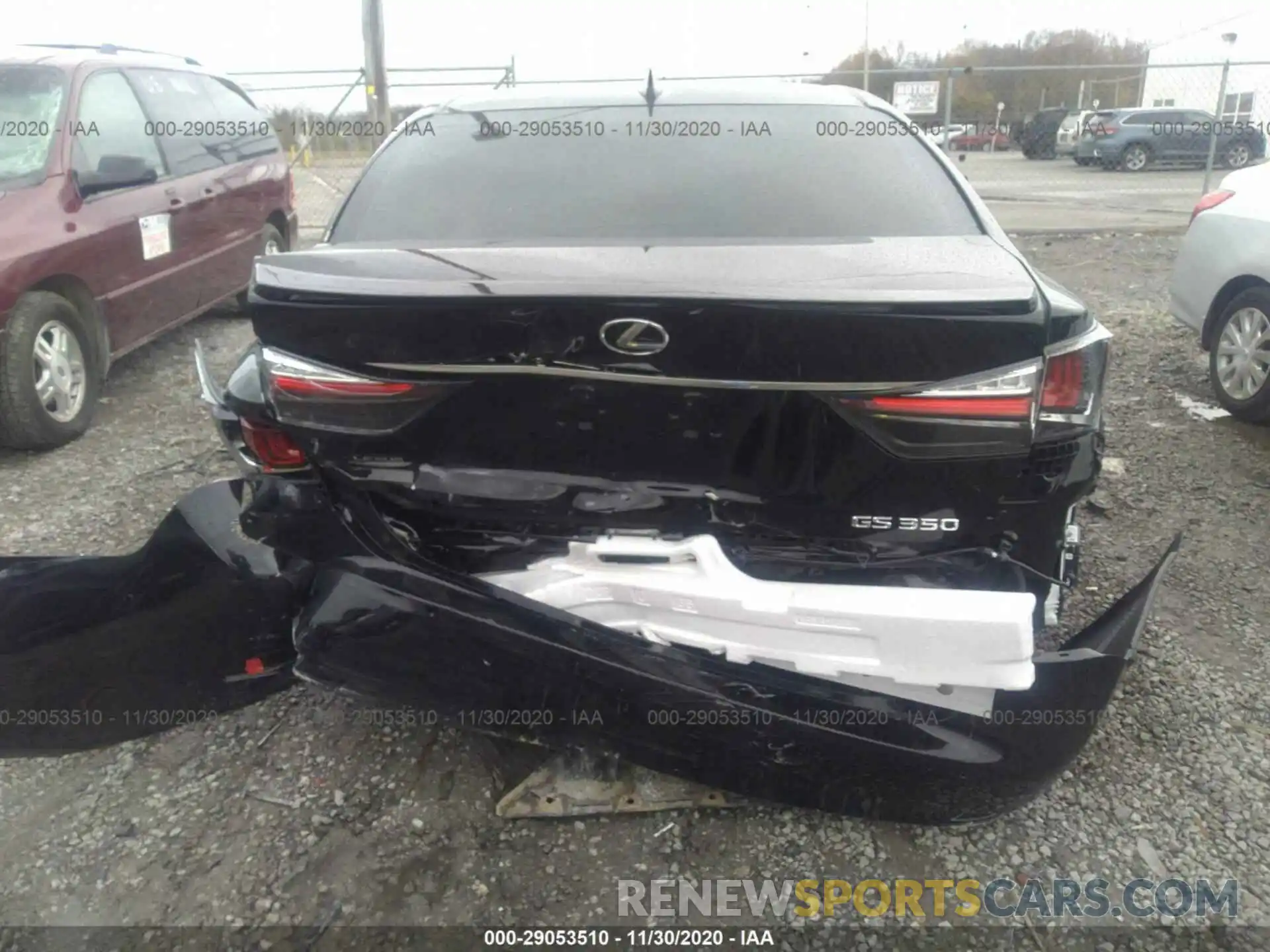 6 Photograph of a damaged car JTHEZ1BL7LA020137 LEXUS GS 2020