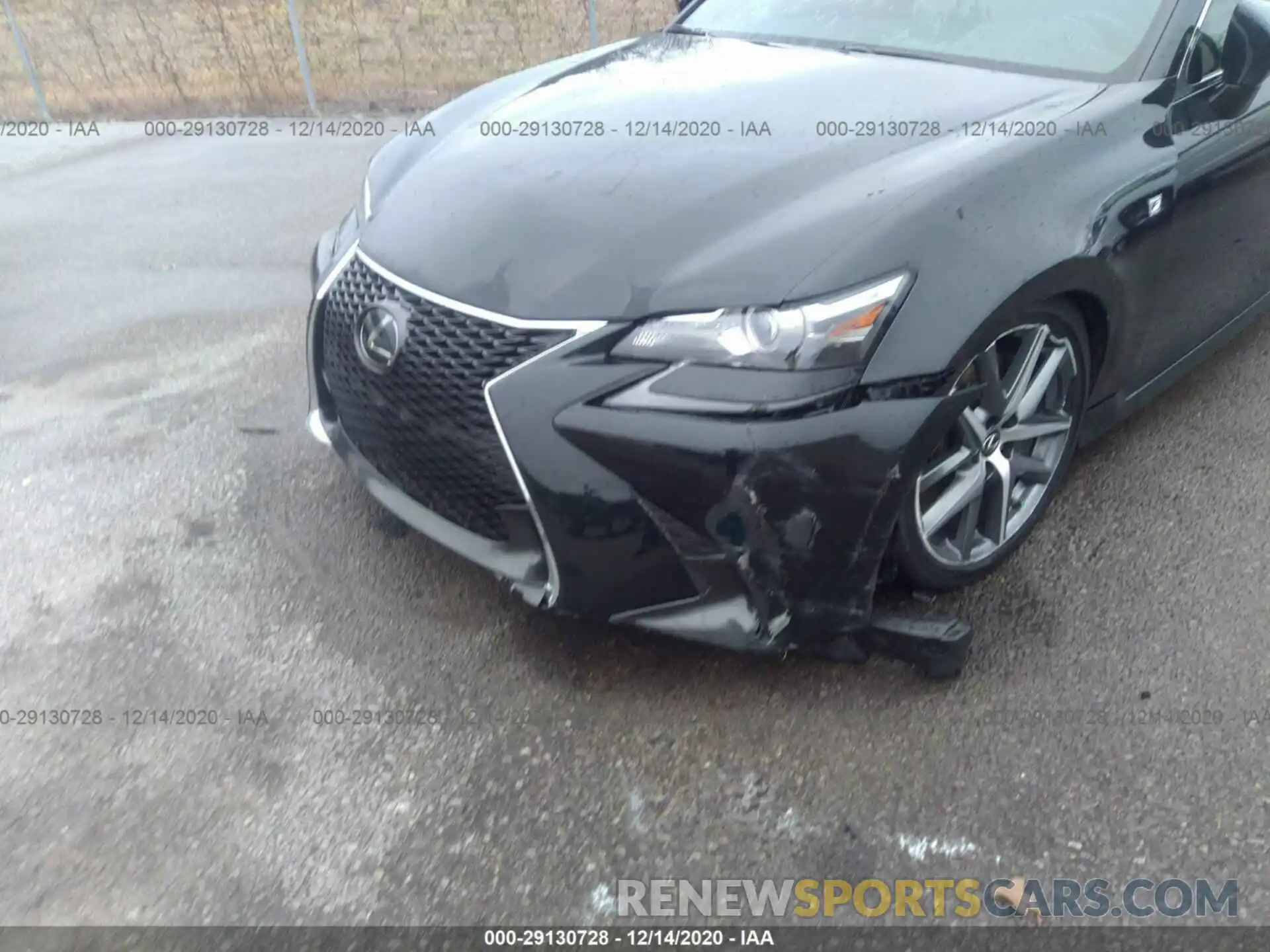 6 Photograph of a damaged car JTHEZ1BL9LA019667 LEXUS GS 2020