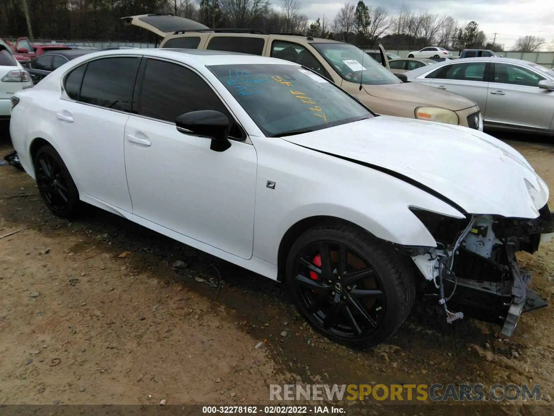 1 Photograph of a damaged car JTHEZ1BL9LA020320 LEXUS GS 2020