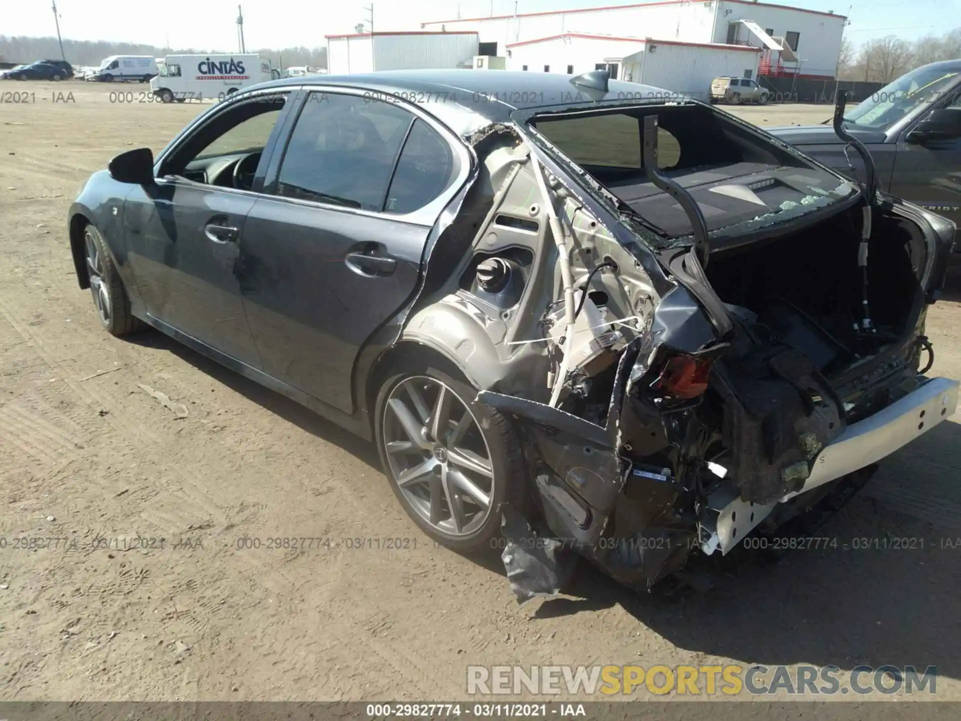 3 Фотография поврежденного автомобиля JTHEZ1CL5LA012875 LEXUS GS 2020