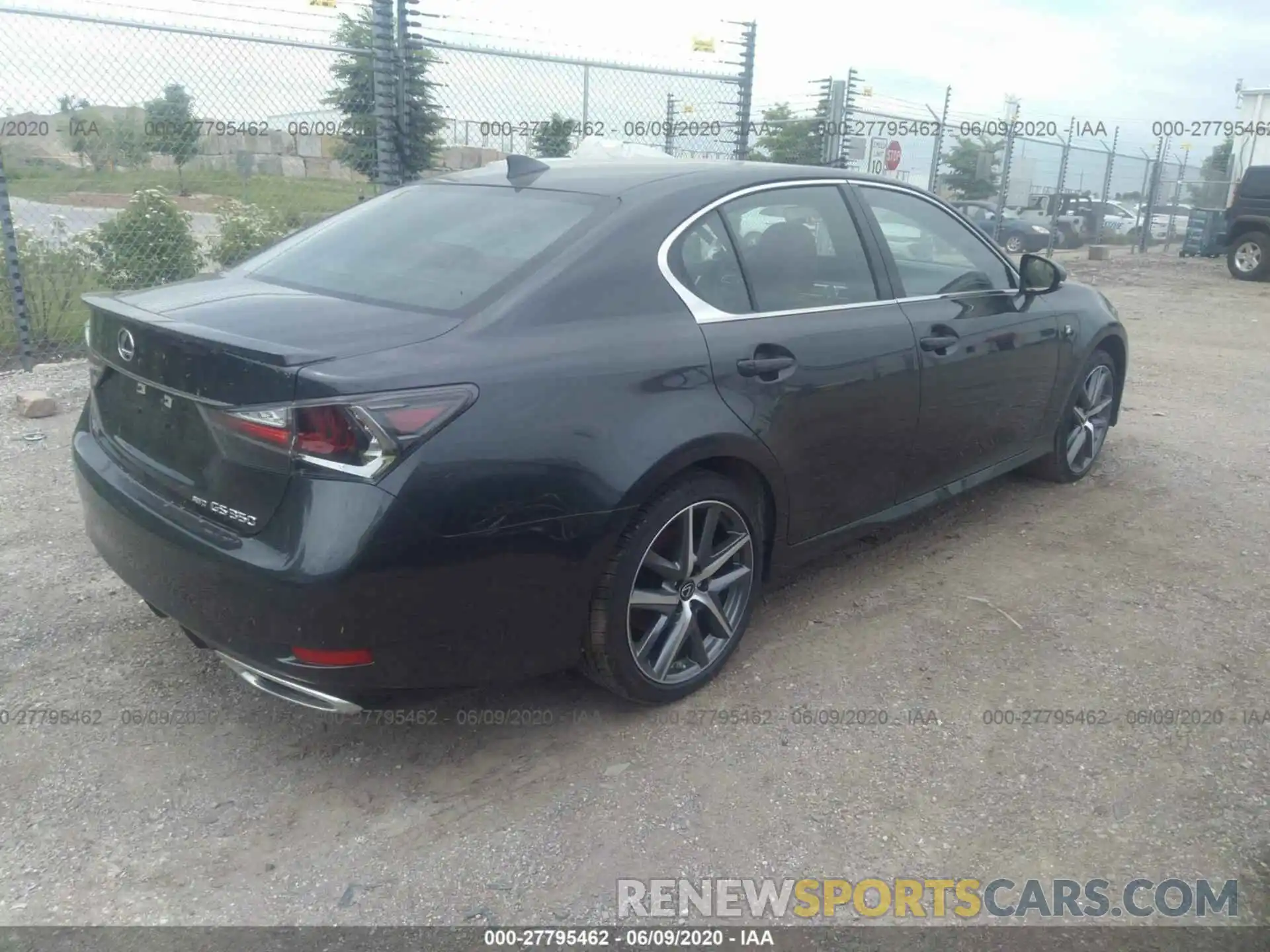 4 Фотография поврежденного автомобиля JTHEZ1CL6LA012173 LEXUS GS 2020