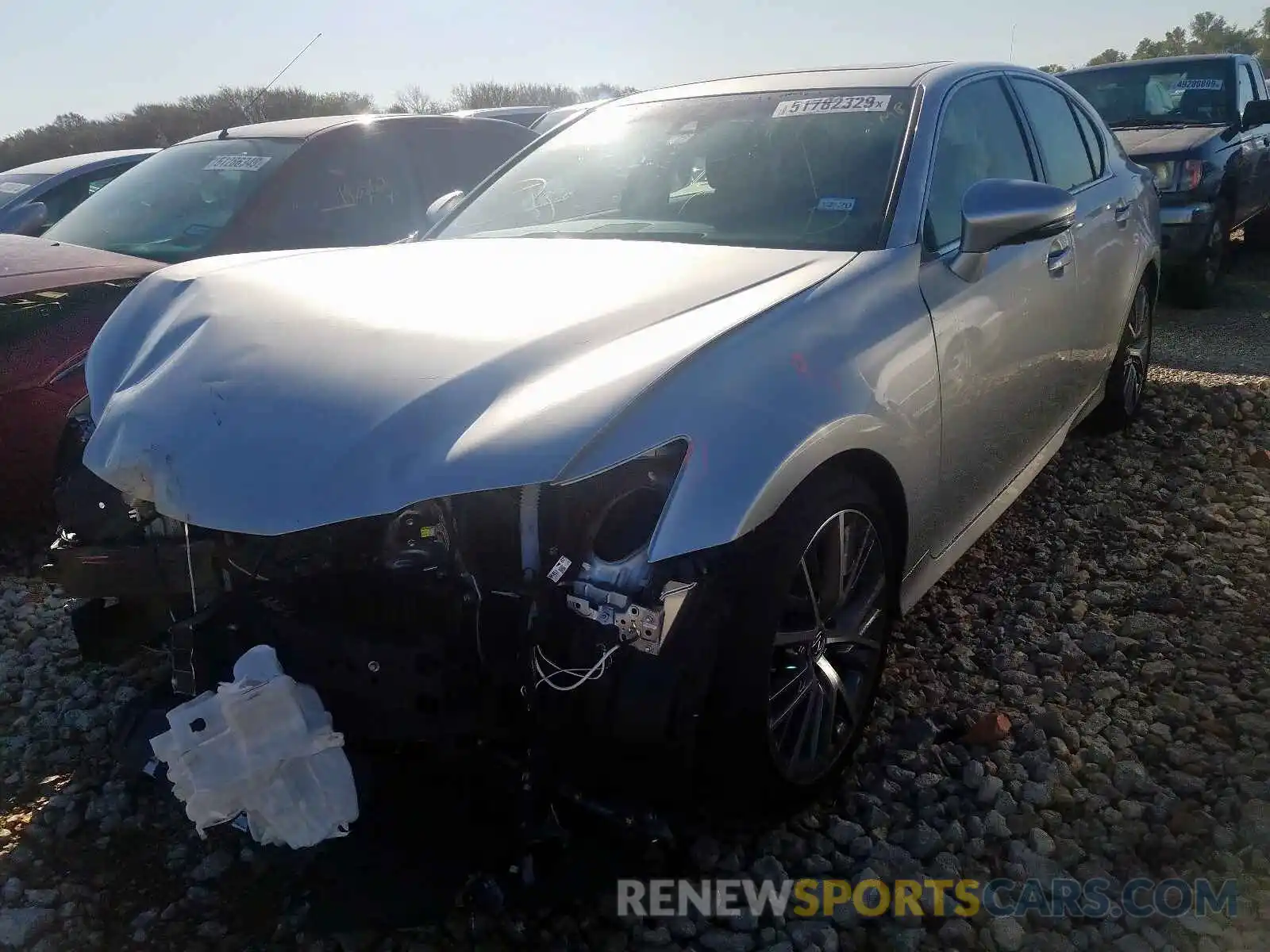 2 Photograph of a damaged car JTHBZ1BL2KA017275 LEXUS GS 350 BAS 2019