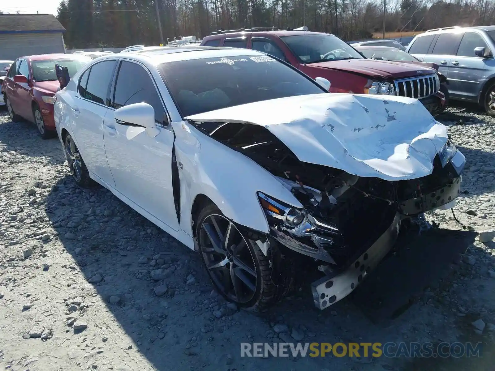 1 Photograph of a damaged car JTHBZ1BL3KA018080 LEXUS GS 350 BAS 2019