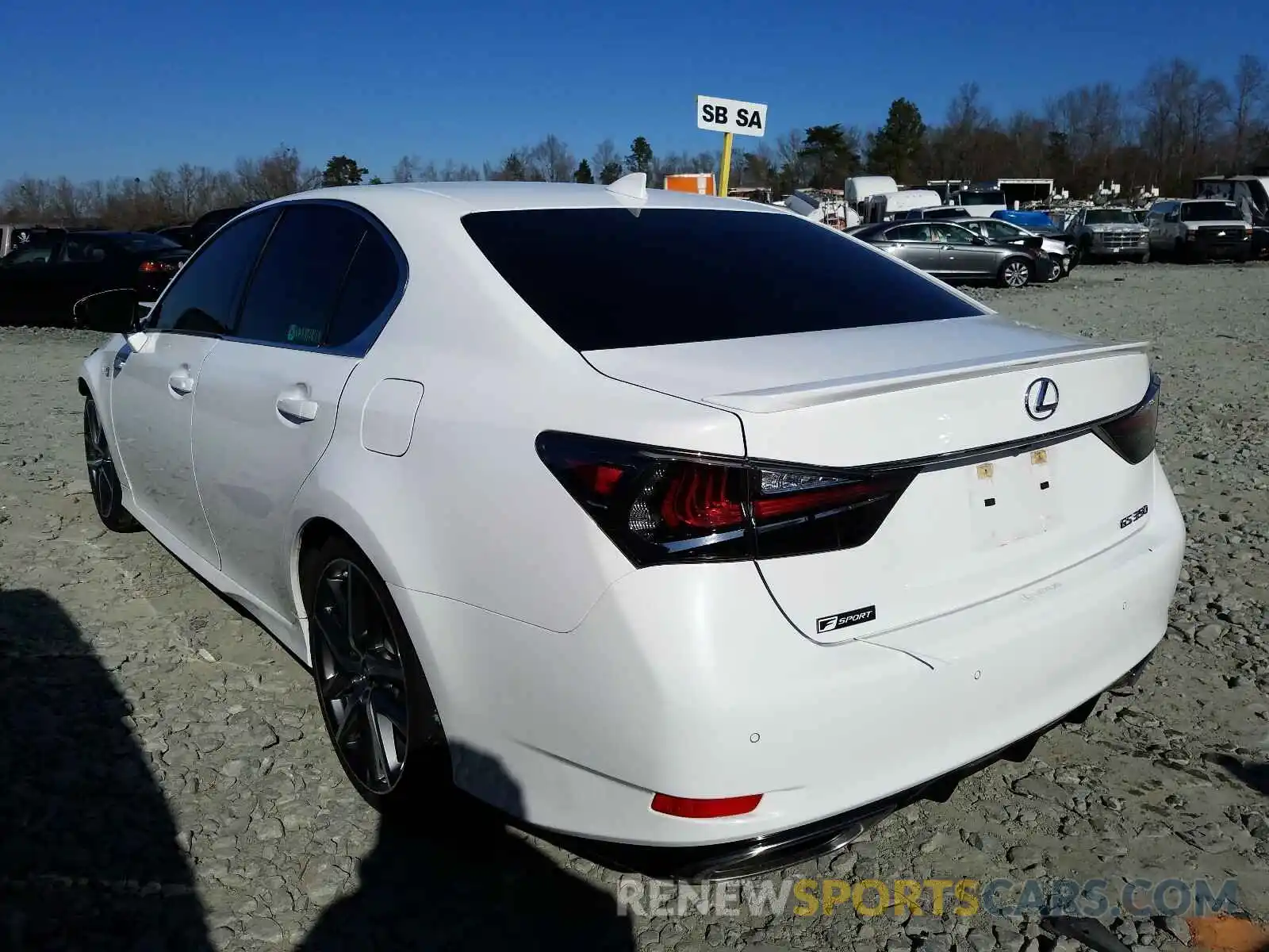 3 Photograph of a damaged car JTHBZ1BL3KA018080 LEXUS GS 350 BAS 2019