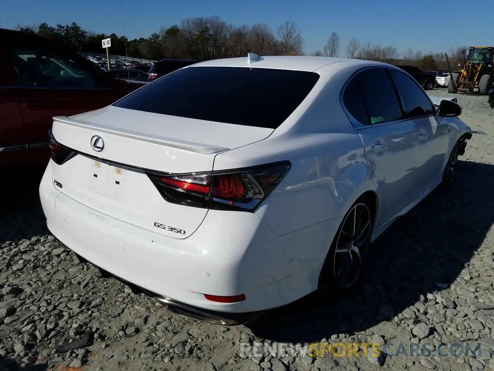 4 Photograph of a damaged car JTHBZ1BL3KA018080 LEXUS GS 350 BAS 2019