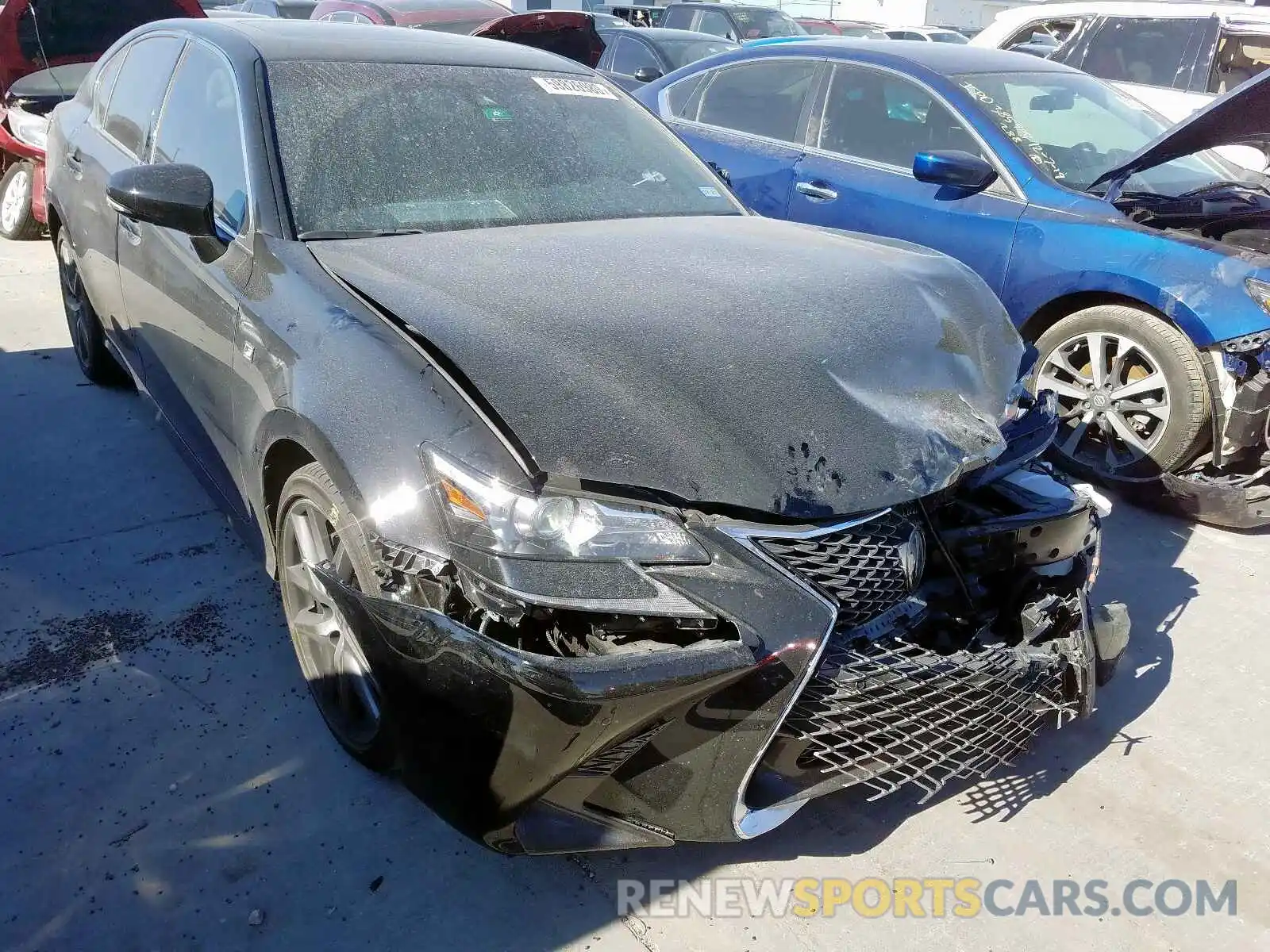 1 Photograph of a damaged car JTHBZ1BL3KA018791 LEXUS GS 350 BAS 2019