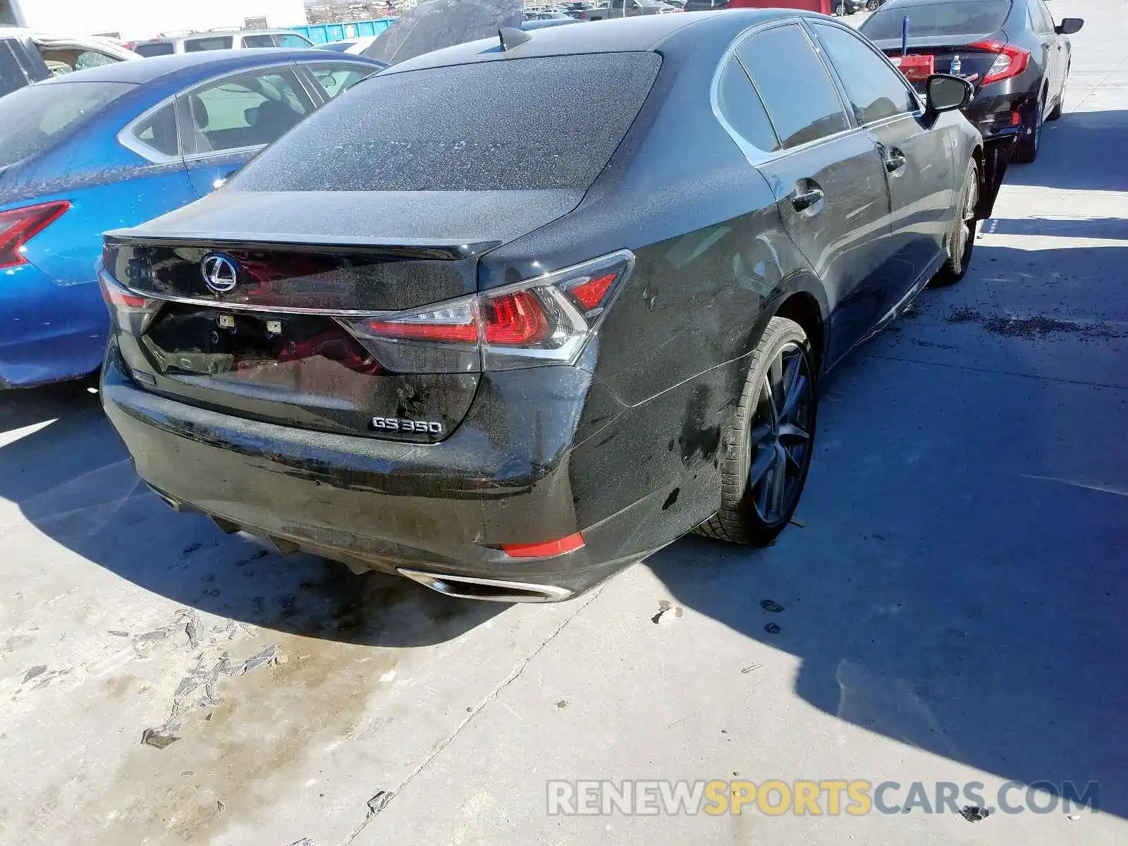 4 Photograph of a damaged car JTHBZ1BL3KA018791 LEXUS GS 350 BAS 2019