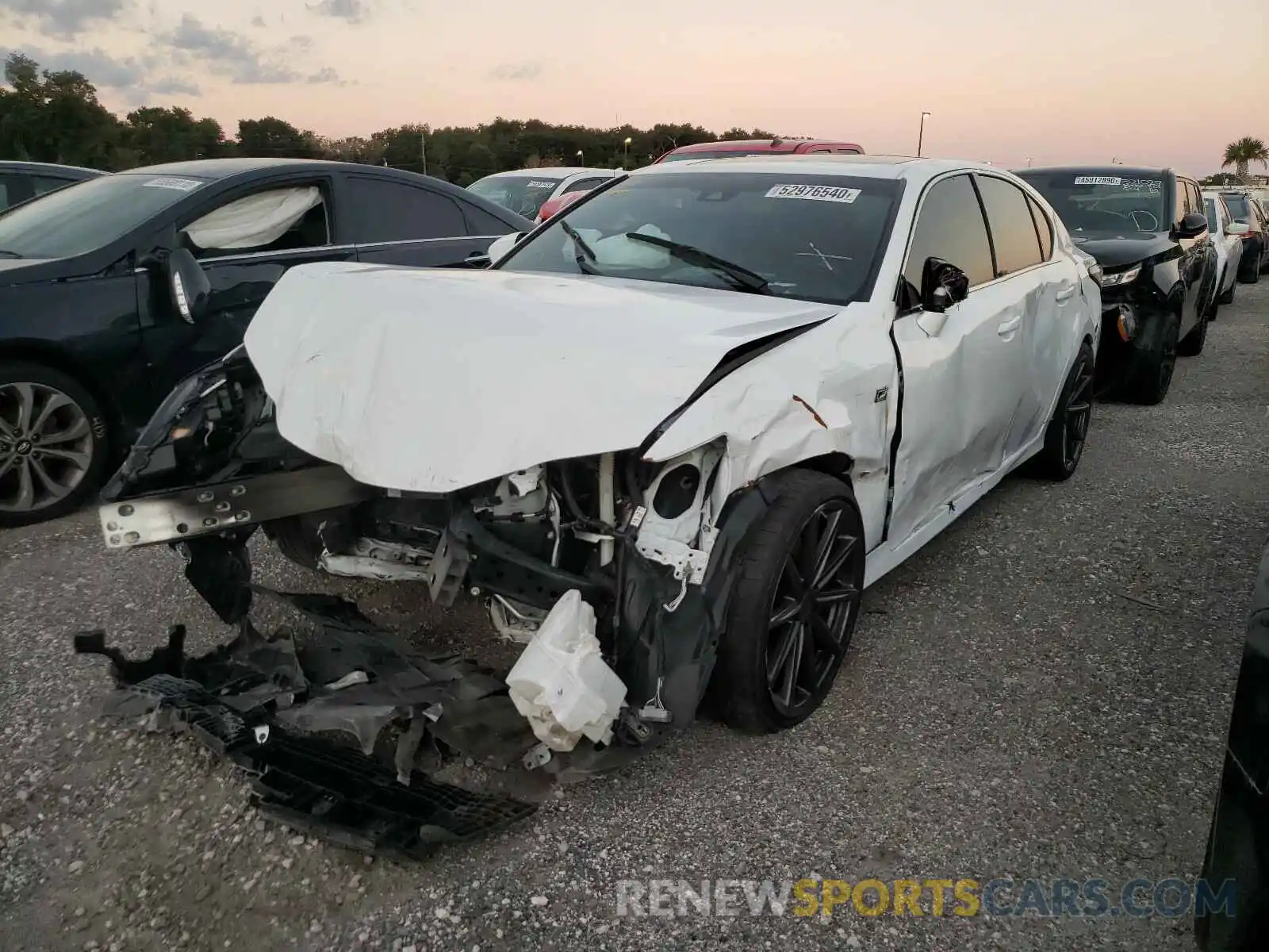 2 Photograph of a damaged car JTHBZ1BL4KA018136 LEXUS GS 350 BAS 2019