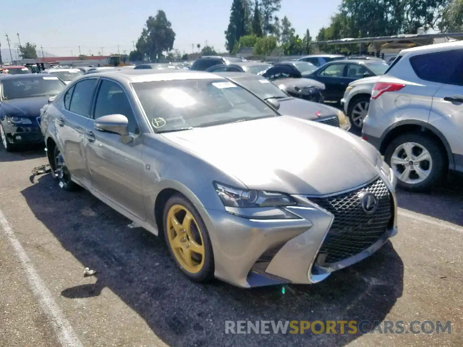 1 Photograph of a damaged car JTHBZ1BL5KA018405 LEXUS GS 350 BAS 2019