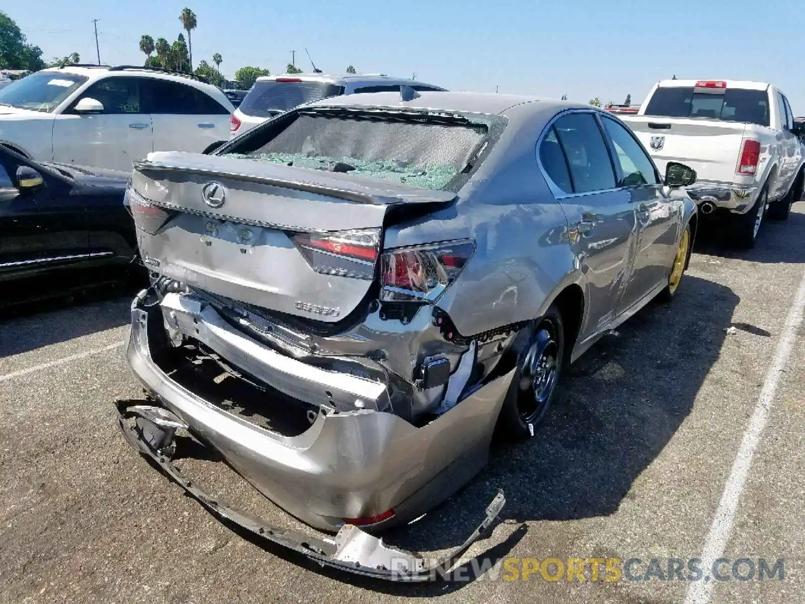 4 Photograph of a damaged car JTHBZ1BL5KA018405 LEXUS GS 350 BAS 2019